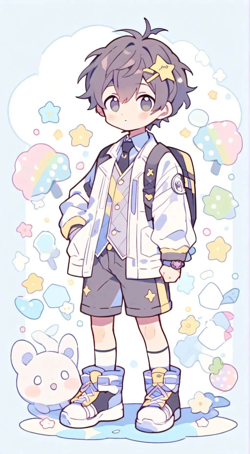 ai character: Monster School background