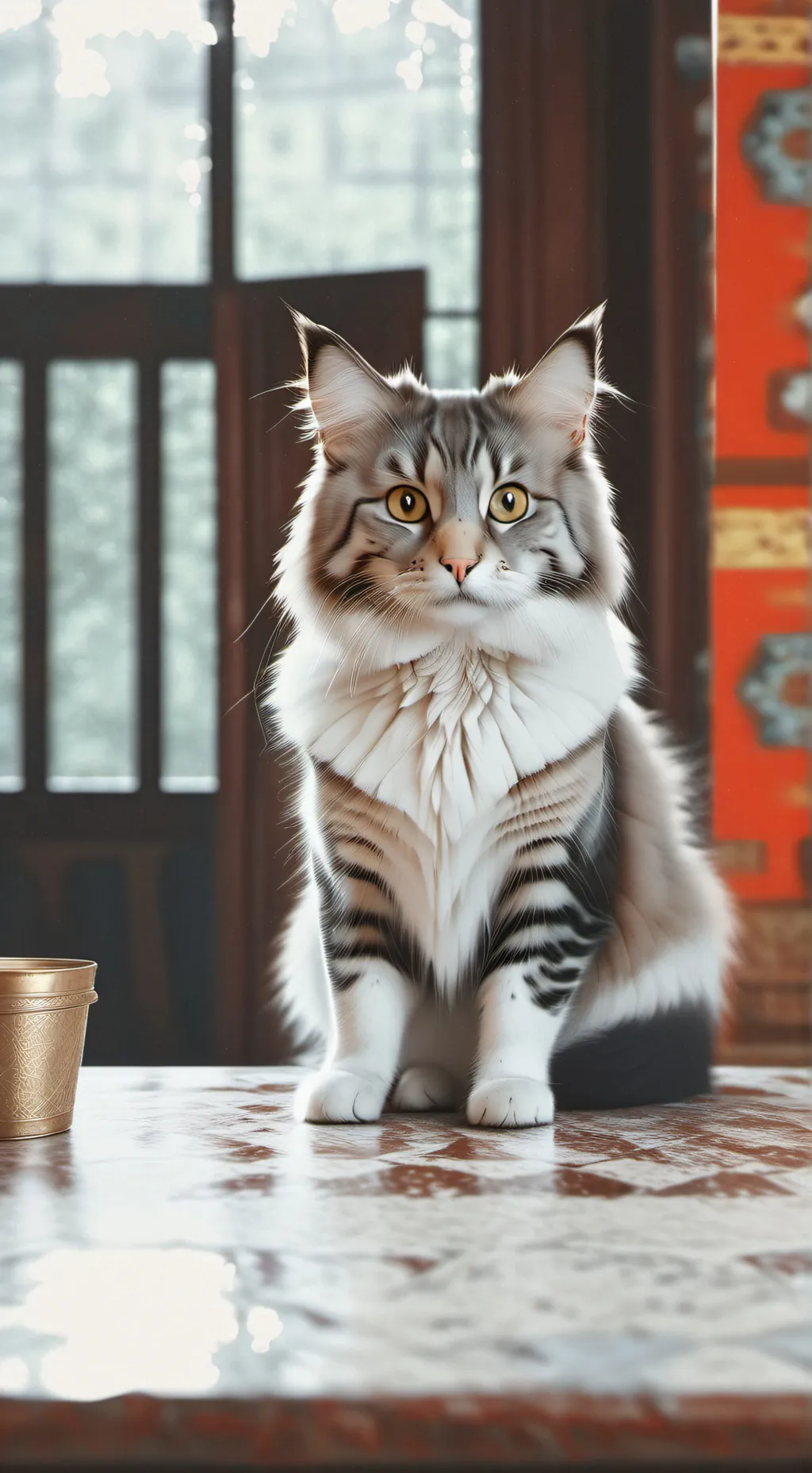 ai character: Барсик background