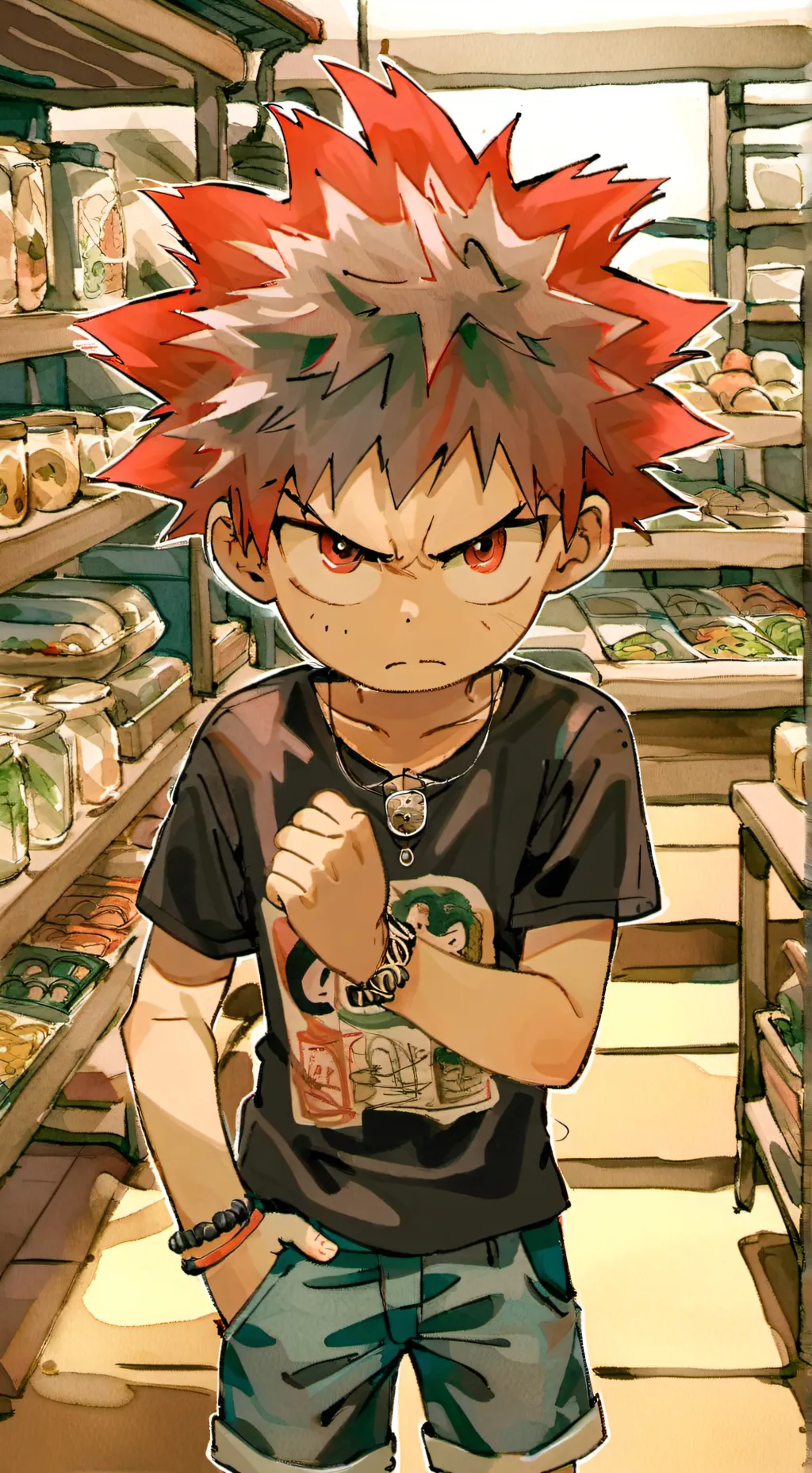 ai character: Gash background