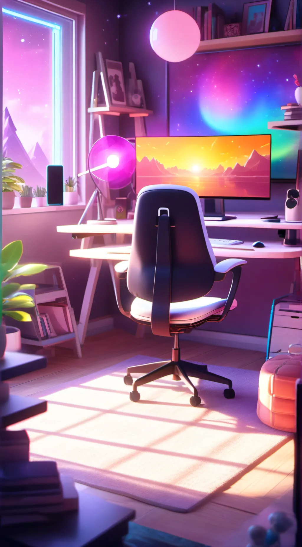 ai character: Be an influencer background