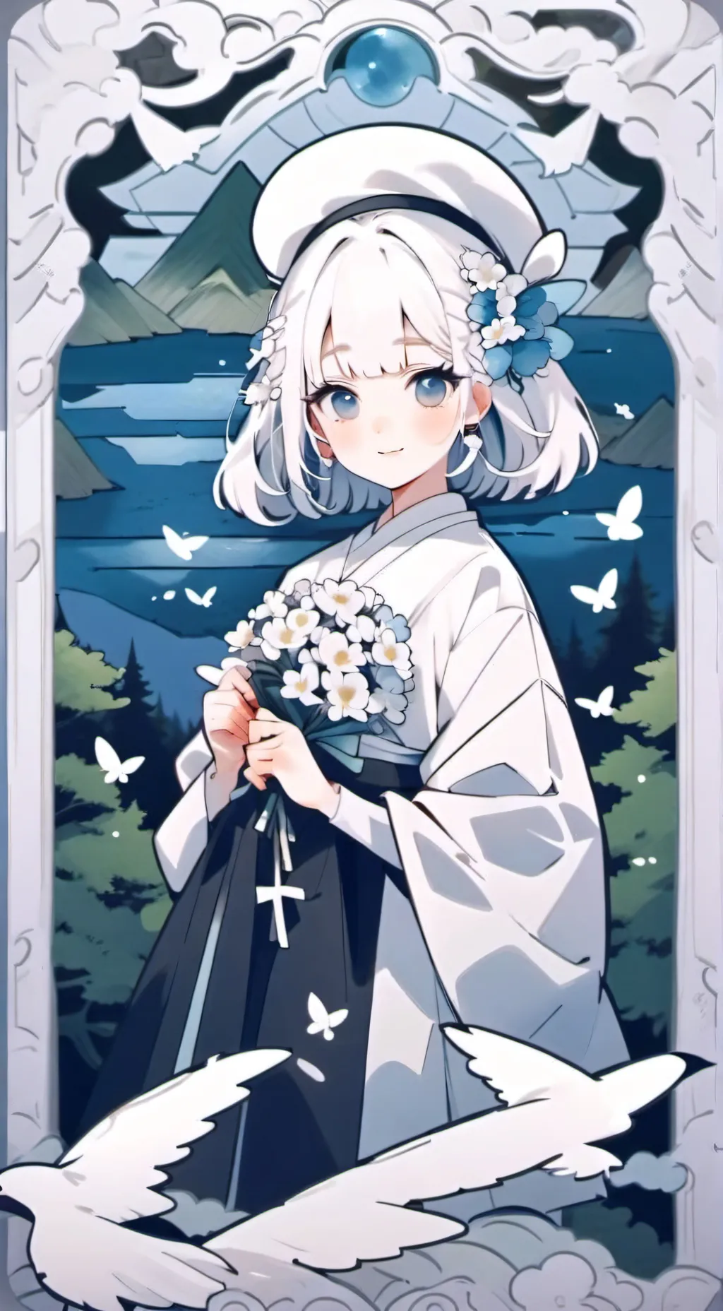 ai character: лайки background