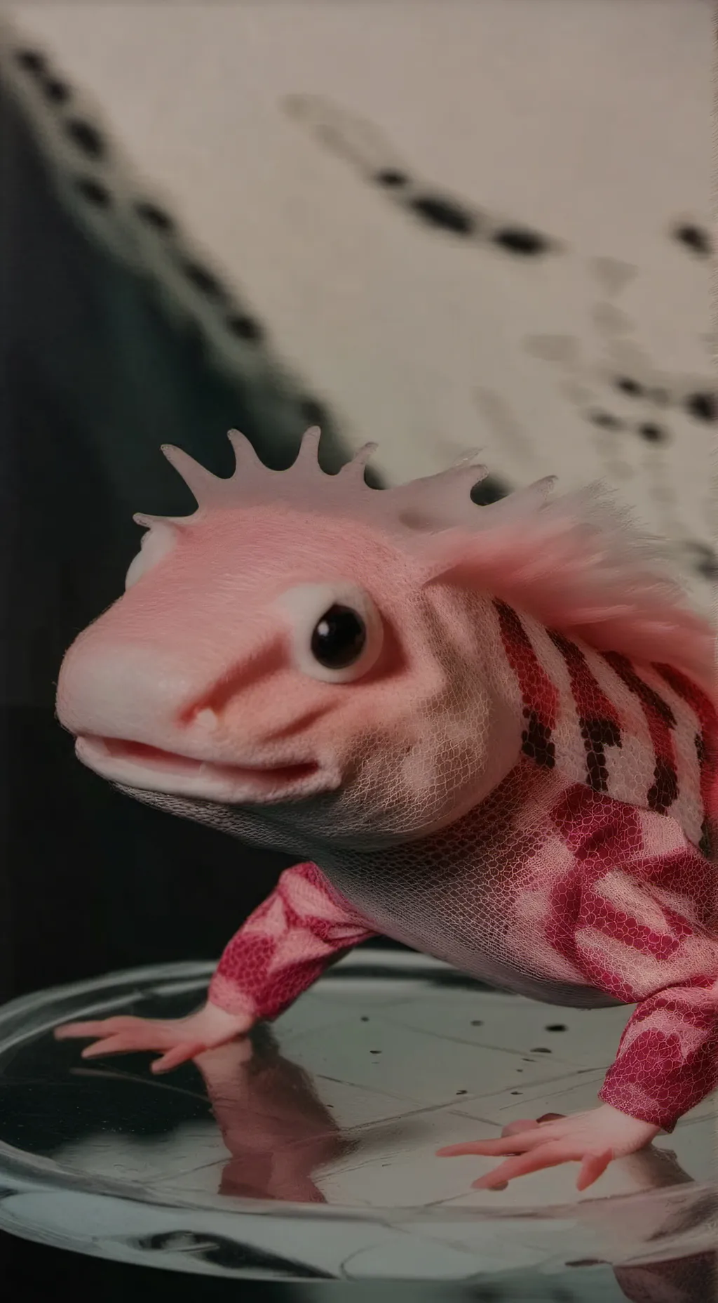 ai character: Pixel background