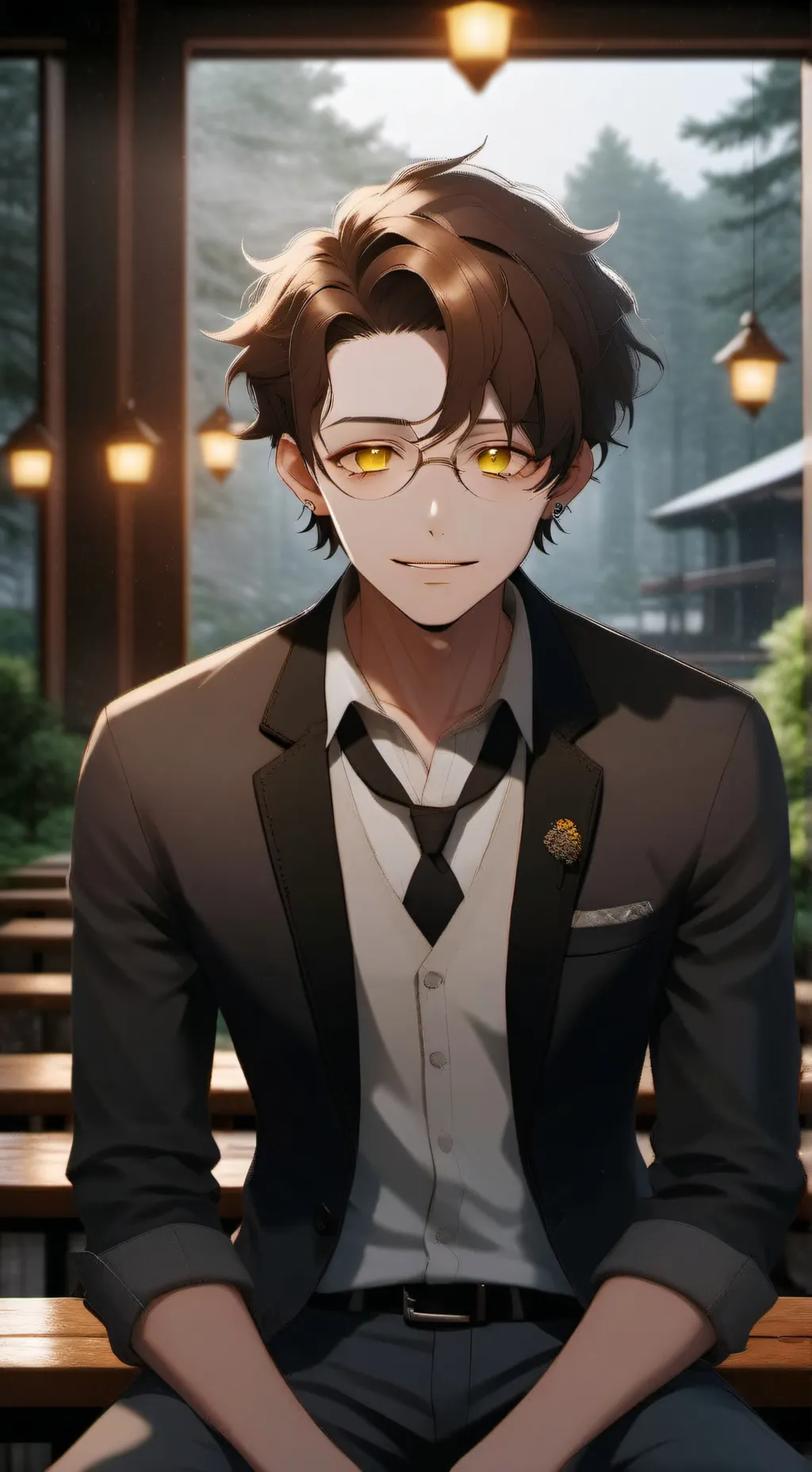 ai character: Xavier  background