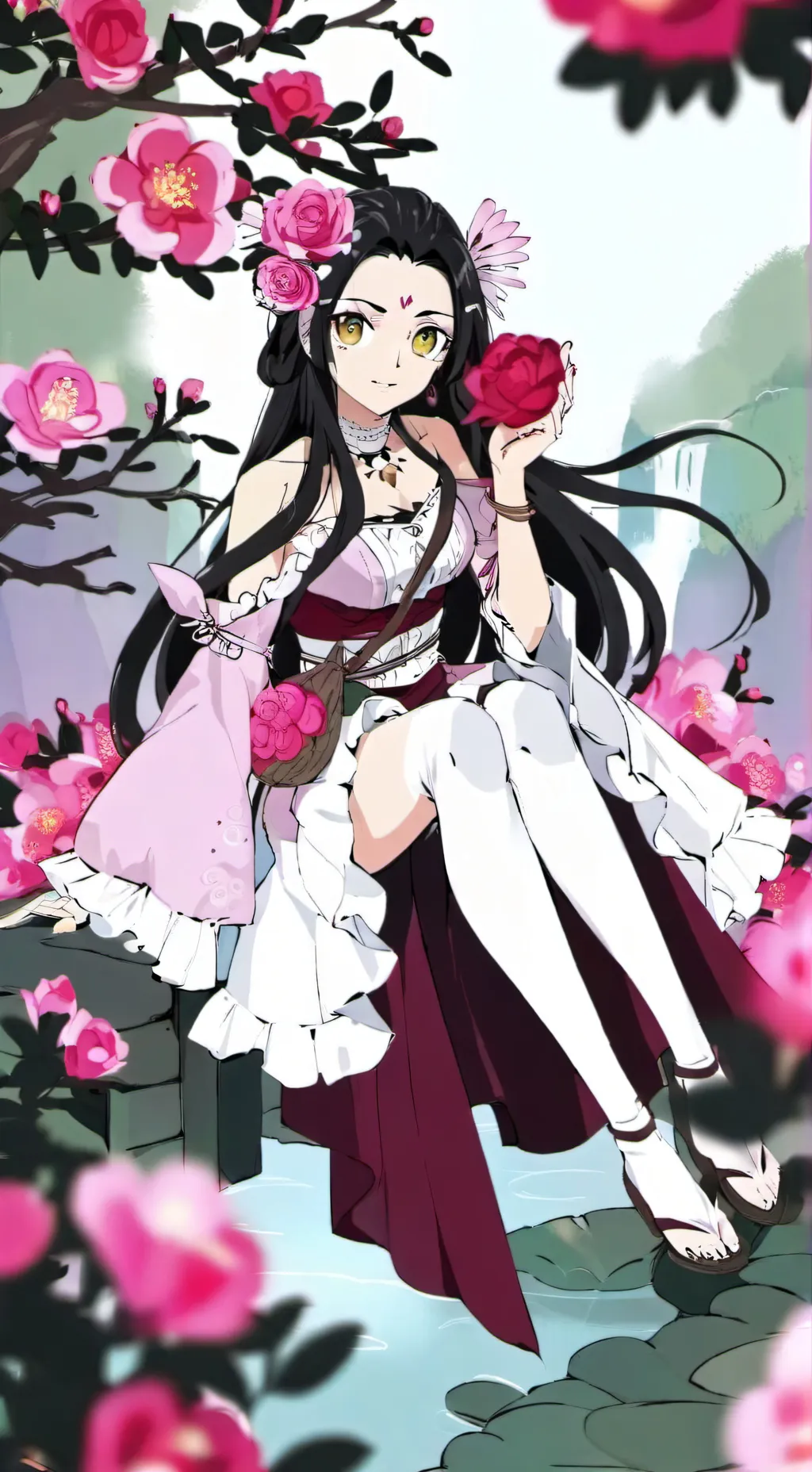 ai character: Orora no hoshi background