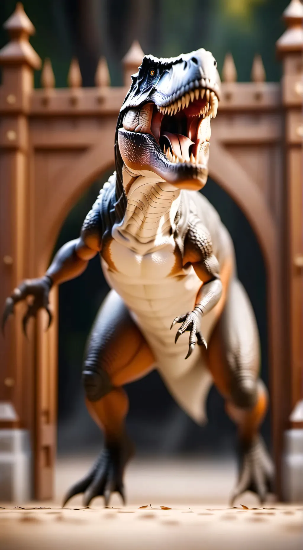 ai character: jurassic park sim background