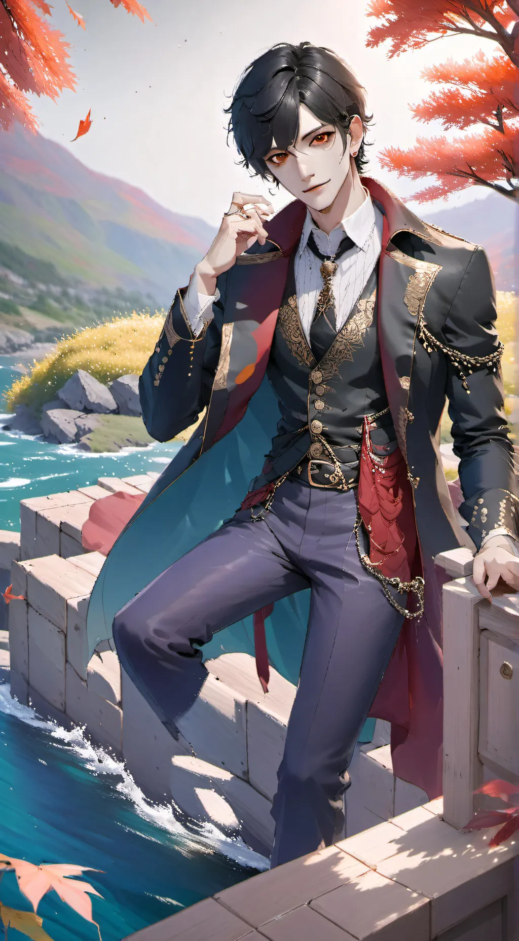 ai character: David 🔥 background