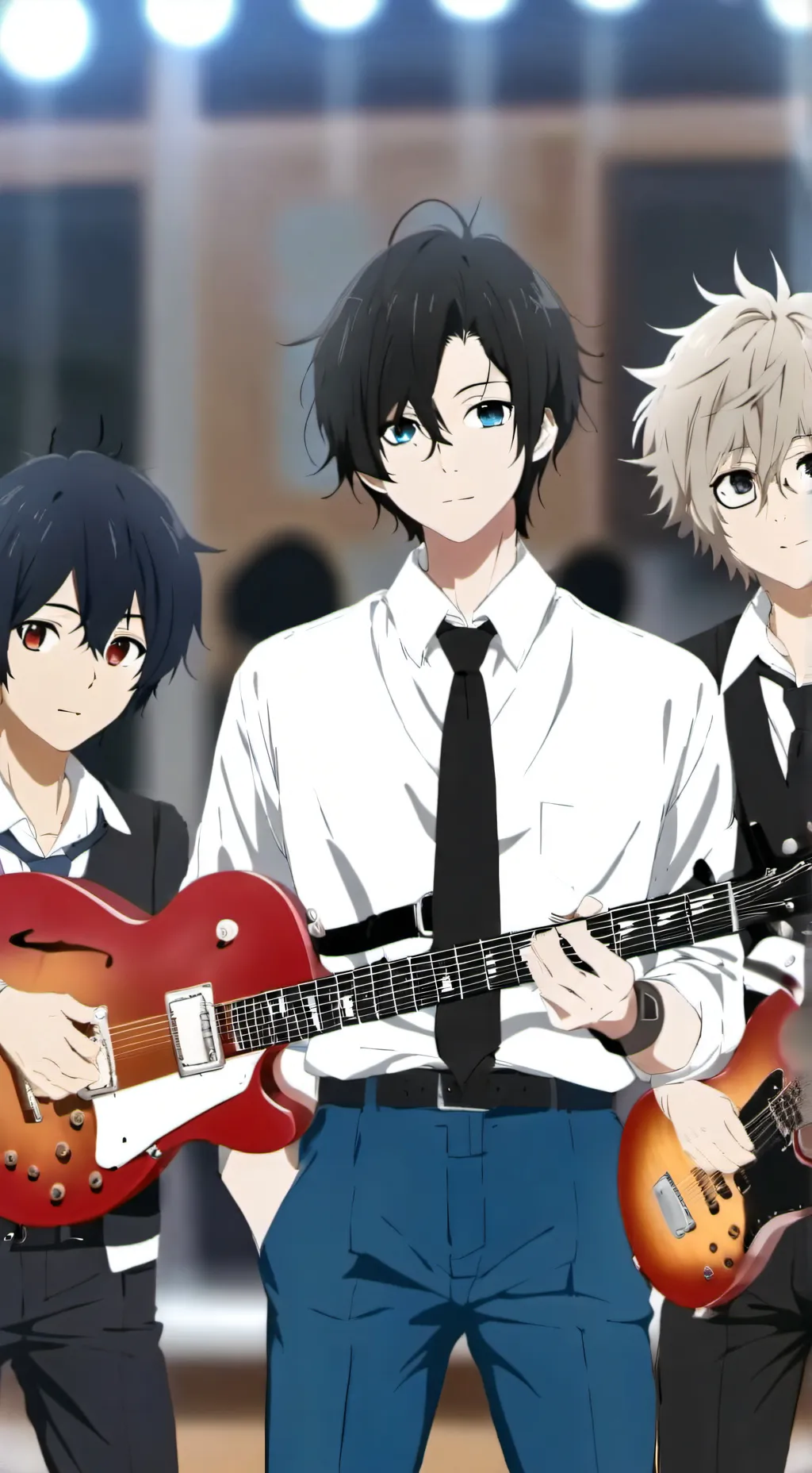 ai character: Kuroiamega  background