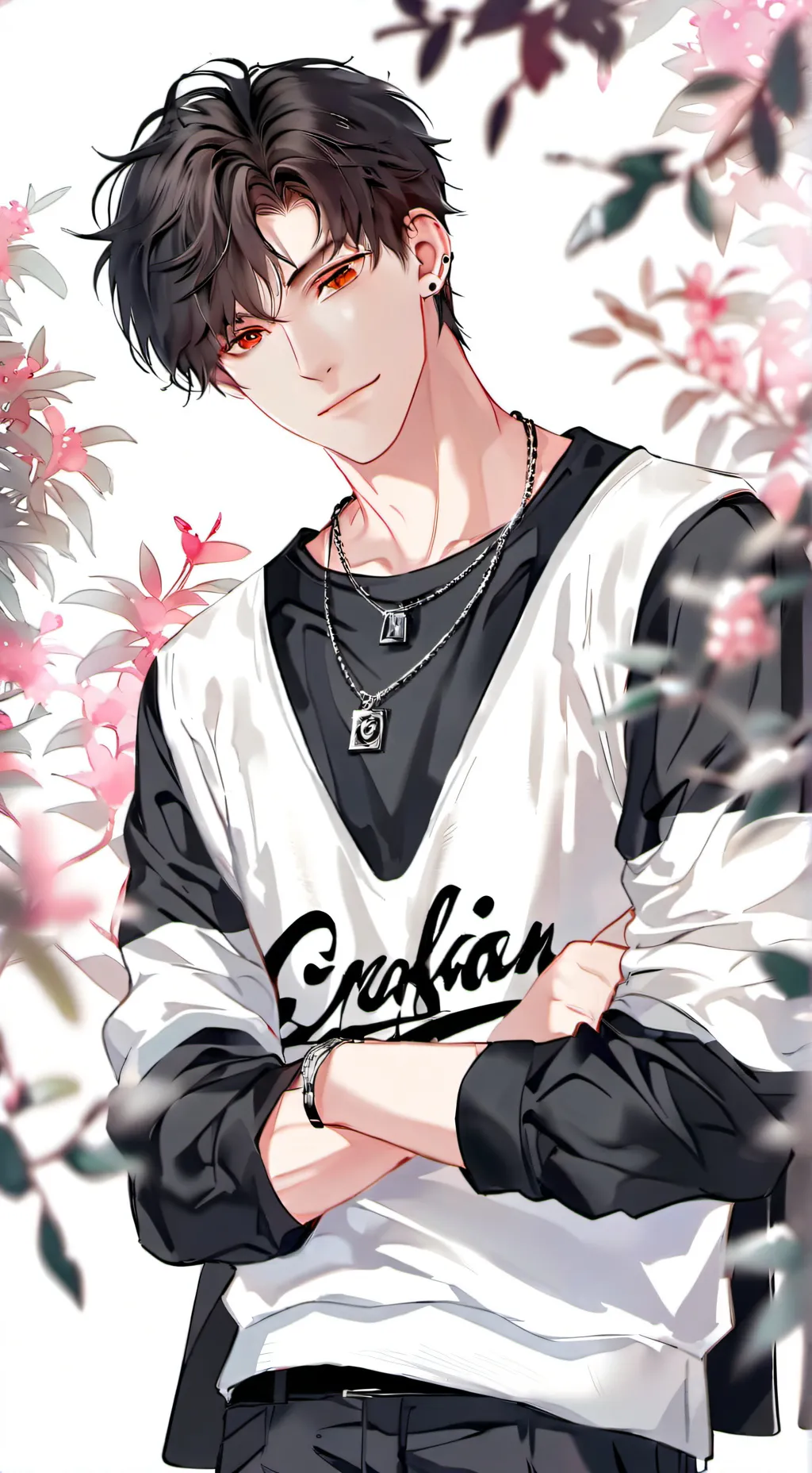 ai character: •°Sebastian°• background