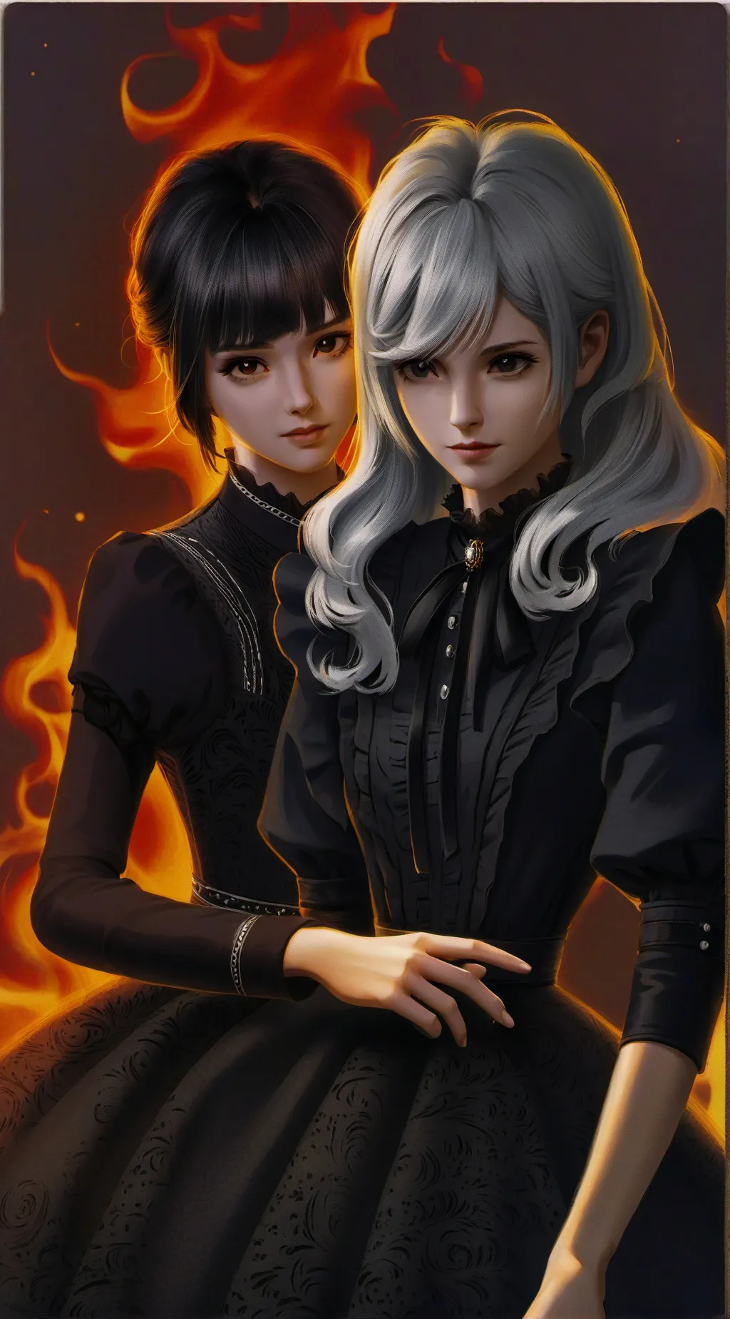 ai character: Ignis & Caelum background