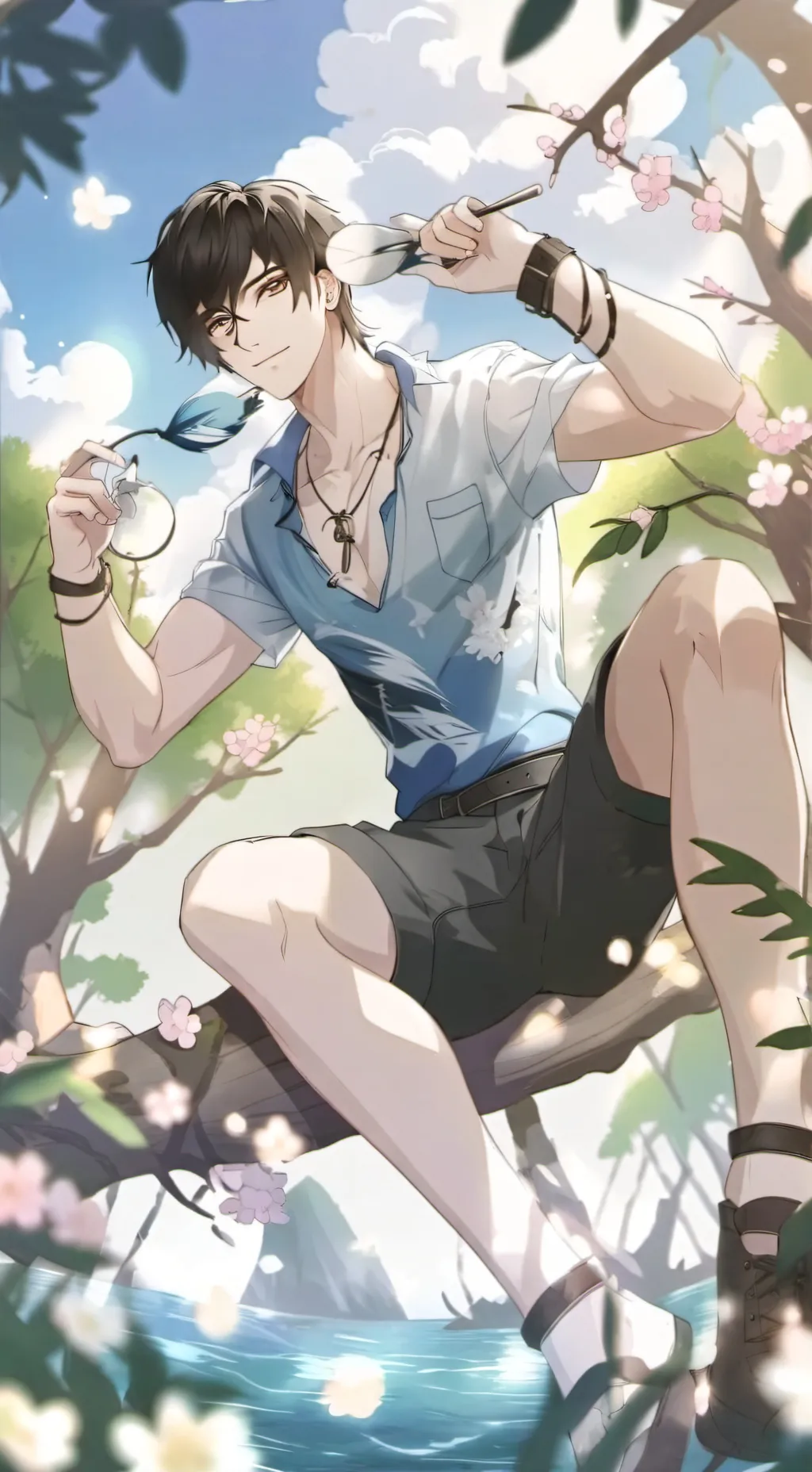 ai character: Alexander  background