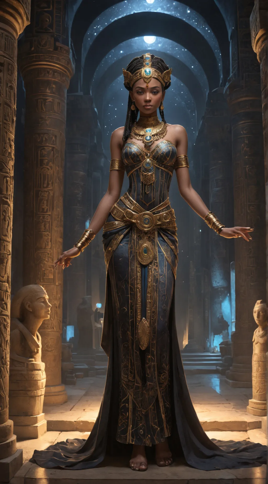 ai character: Neris background