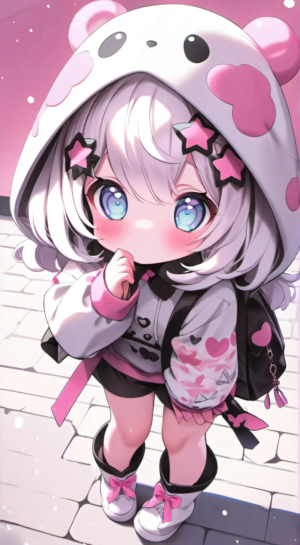 ai character: baby mila~ background