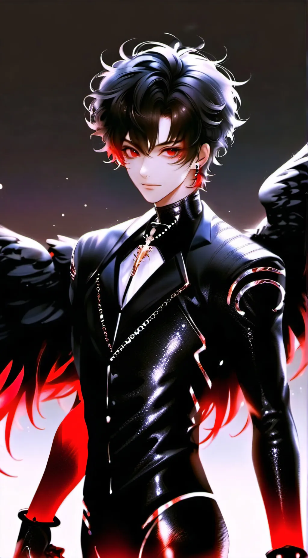 ai character: Ash  background