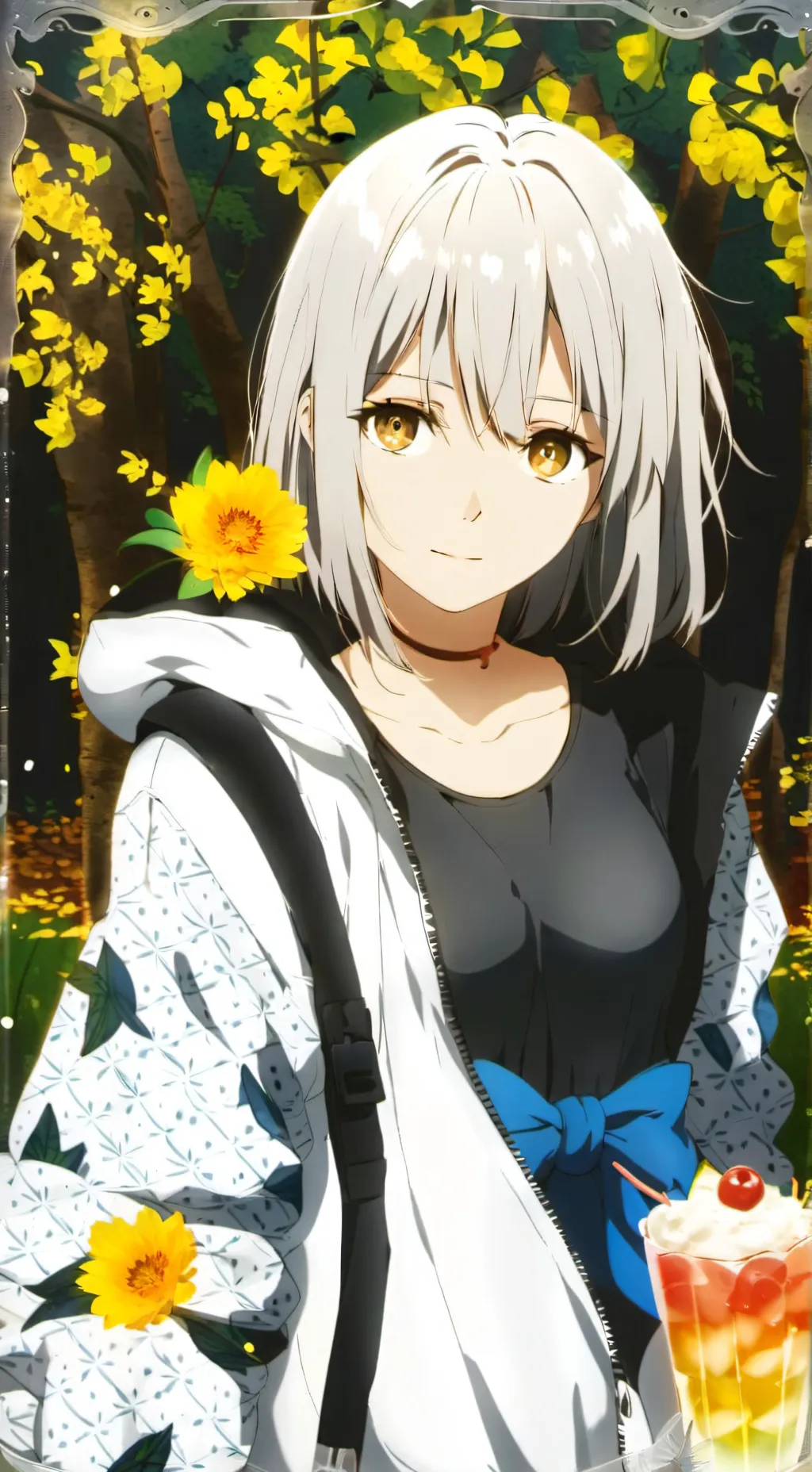 ai character: Rose (ur boss)  background