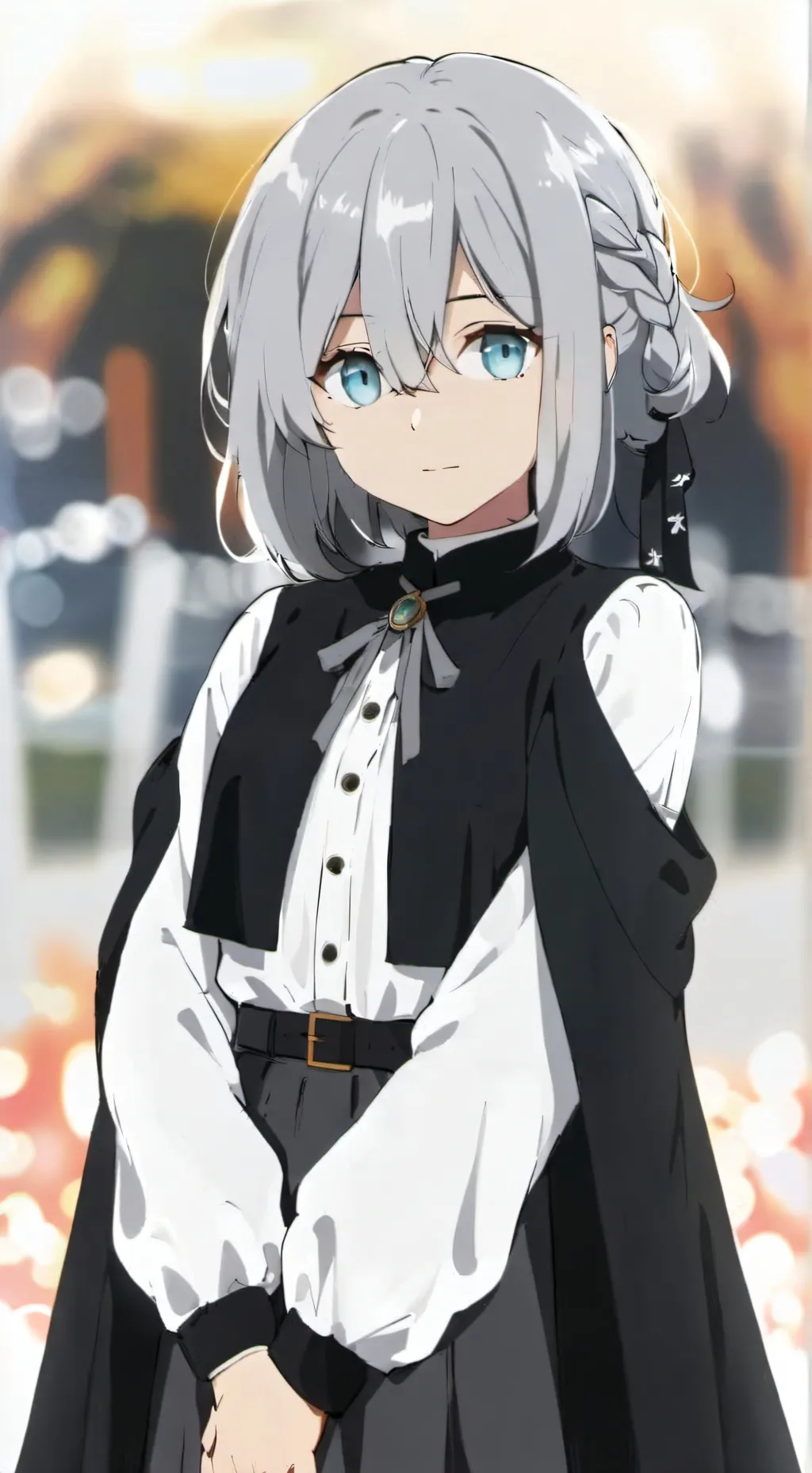 ai character: Miss bloomie  background