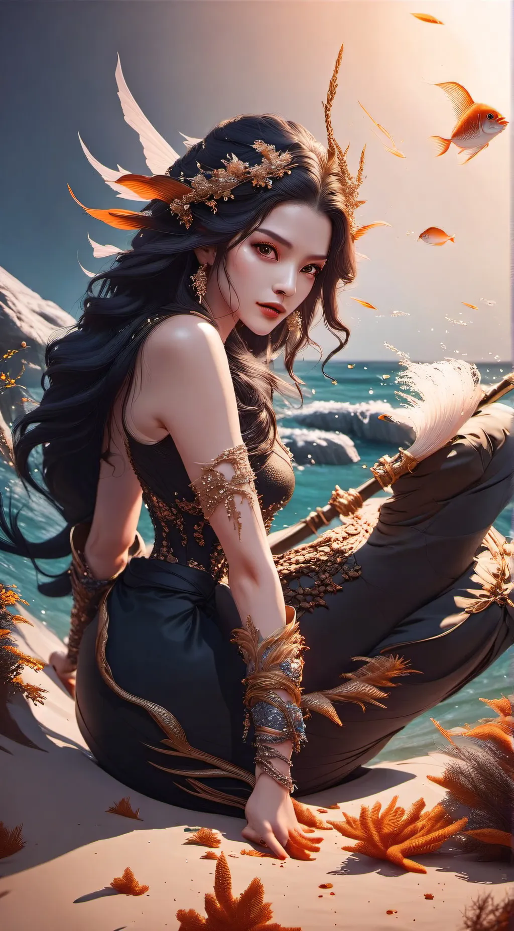 ai character: Sarah background