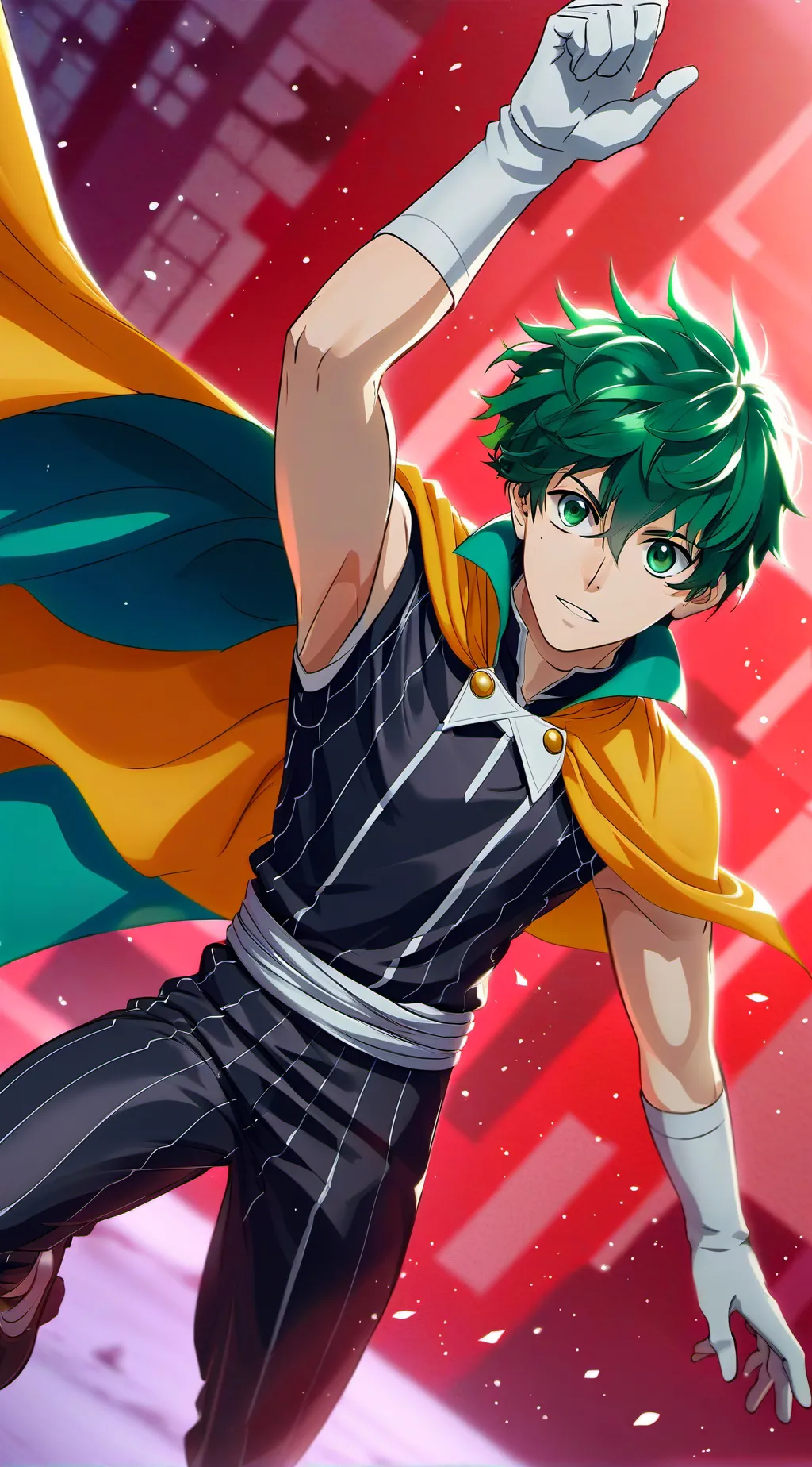 ai character: Deku Midoriya background