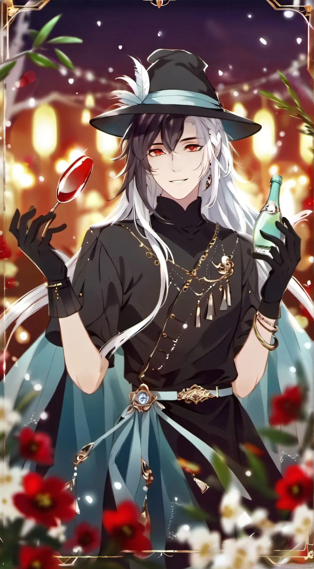 ai character: Echizero-🪻🎨=°Alan background