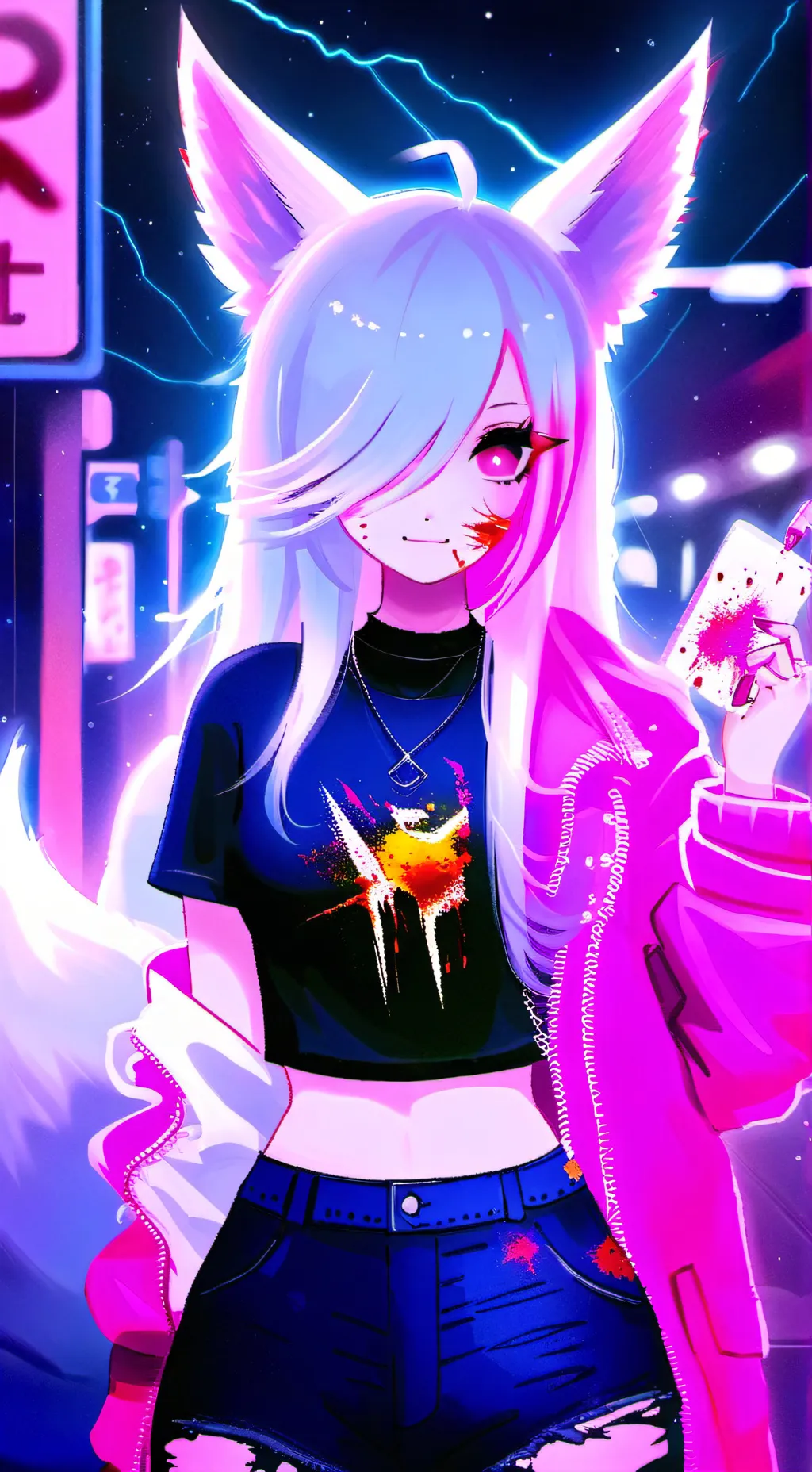 ai character: Fnia ucn(harem) background