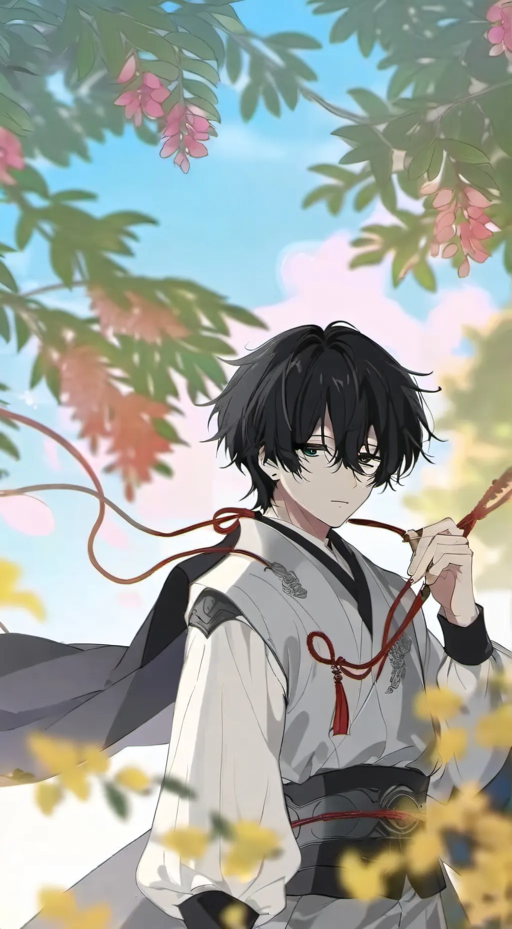 ai character: парень background