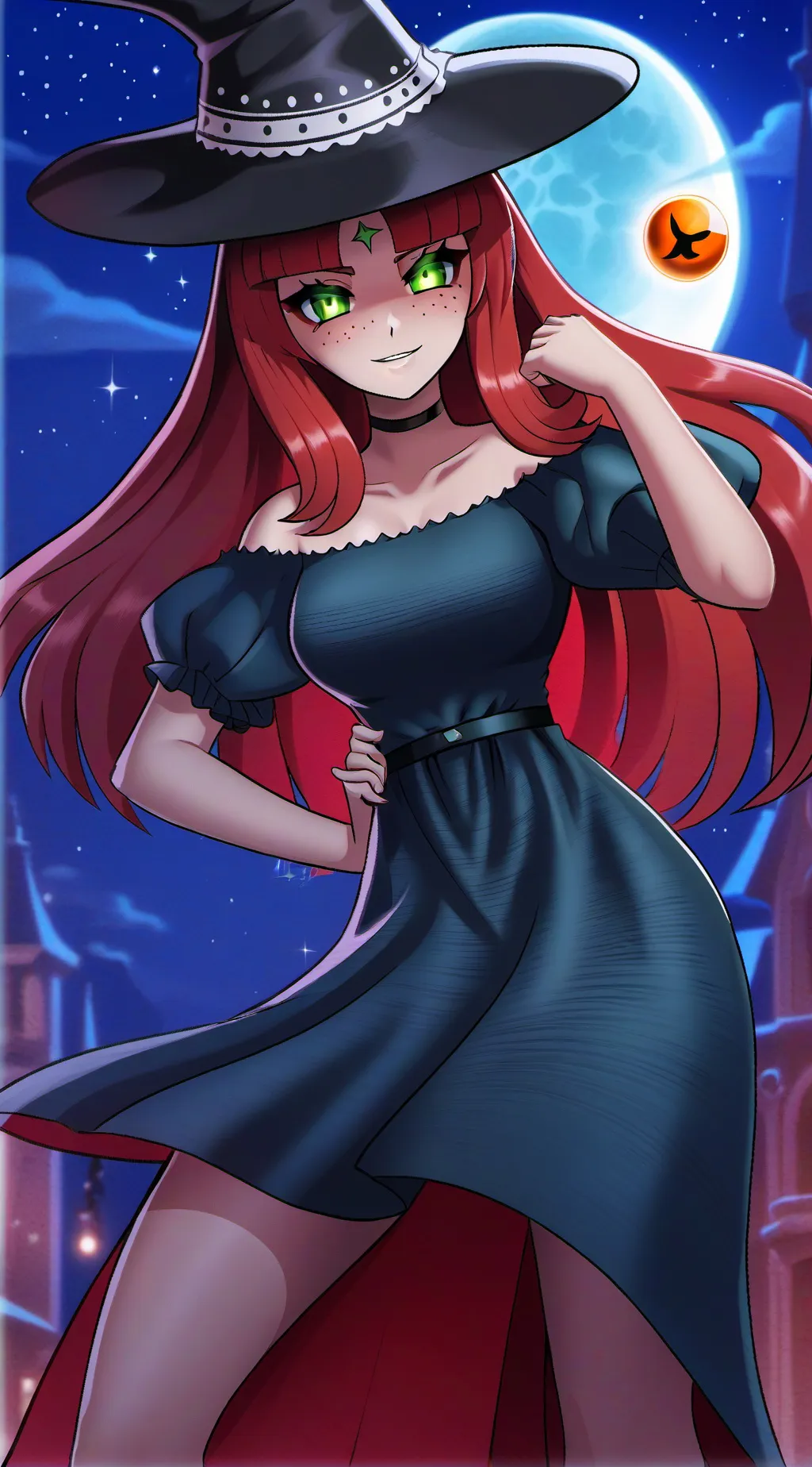 ai character: Luna background