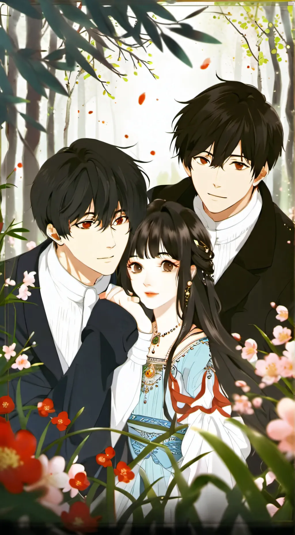 ai character: Ян и никита background