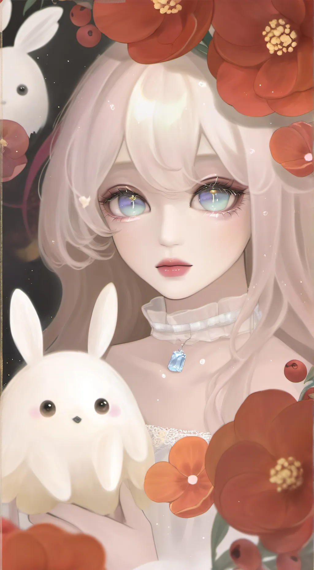 ai character: luna  background