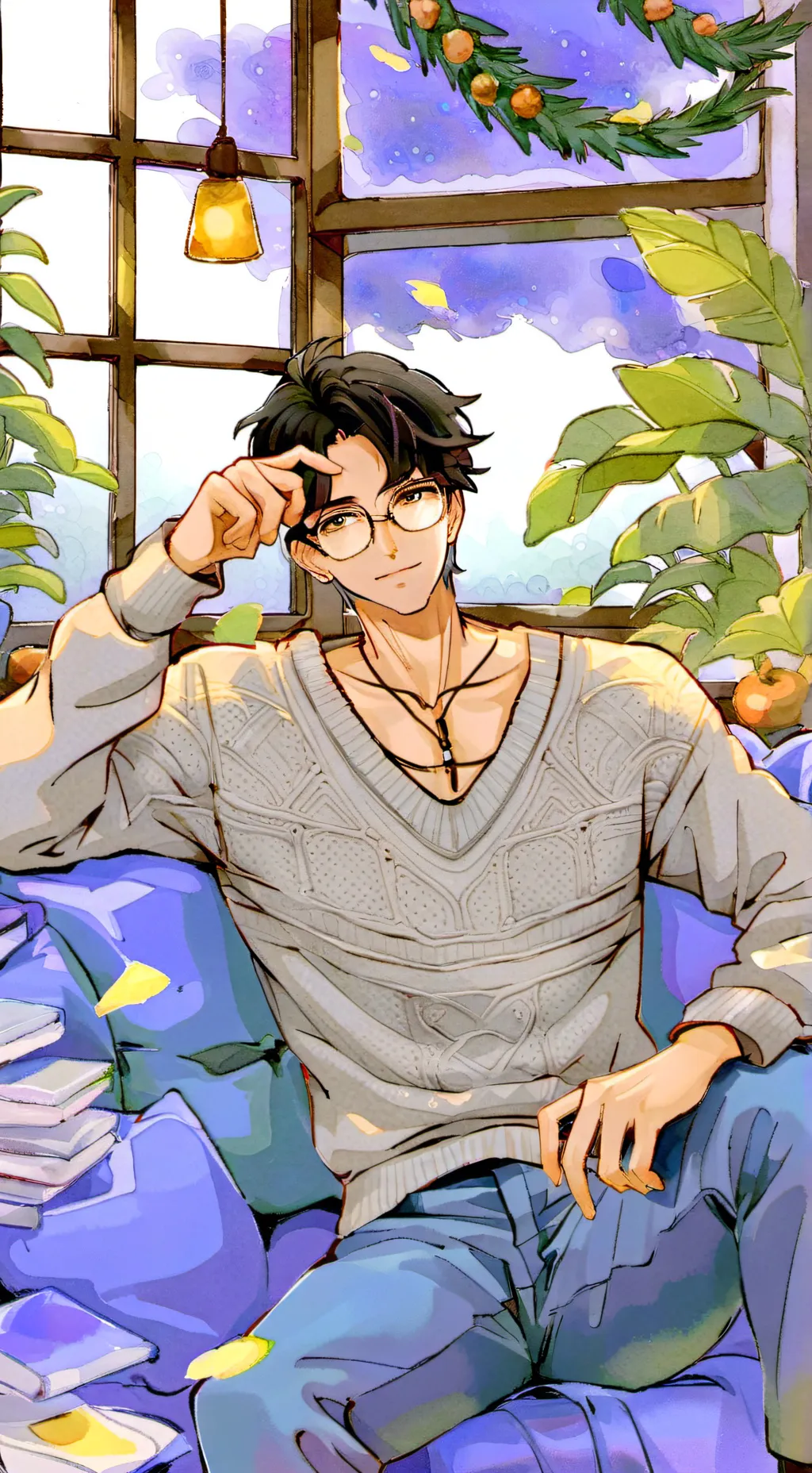 ai character: ୨୧Kyle୨୧ background