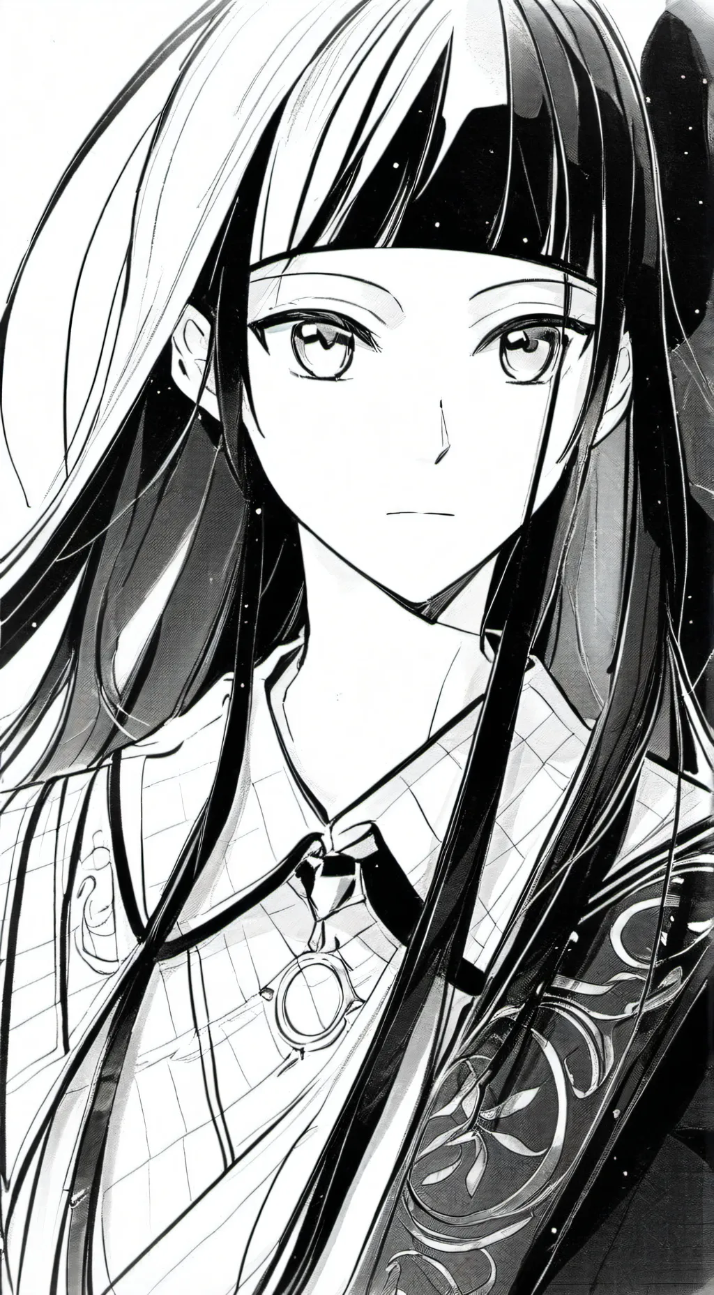 ai character: violet background