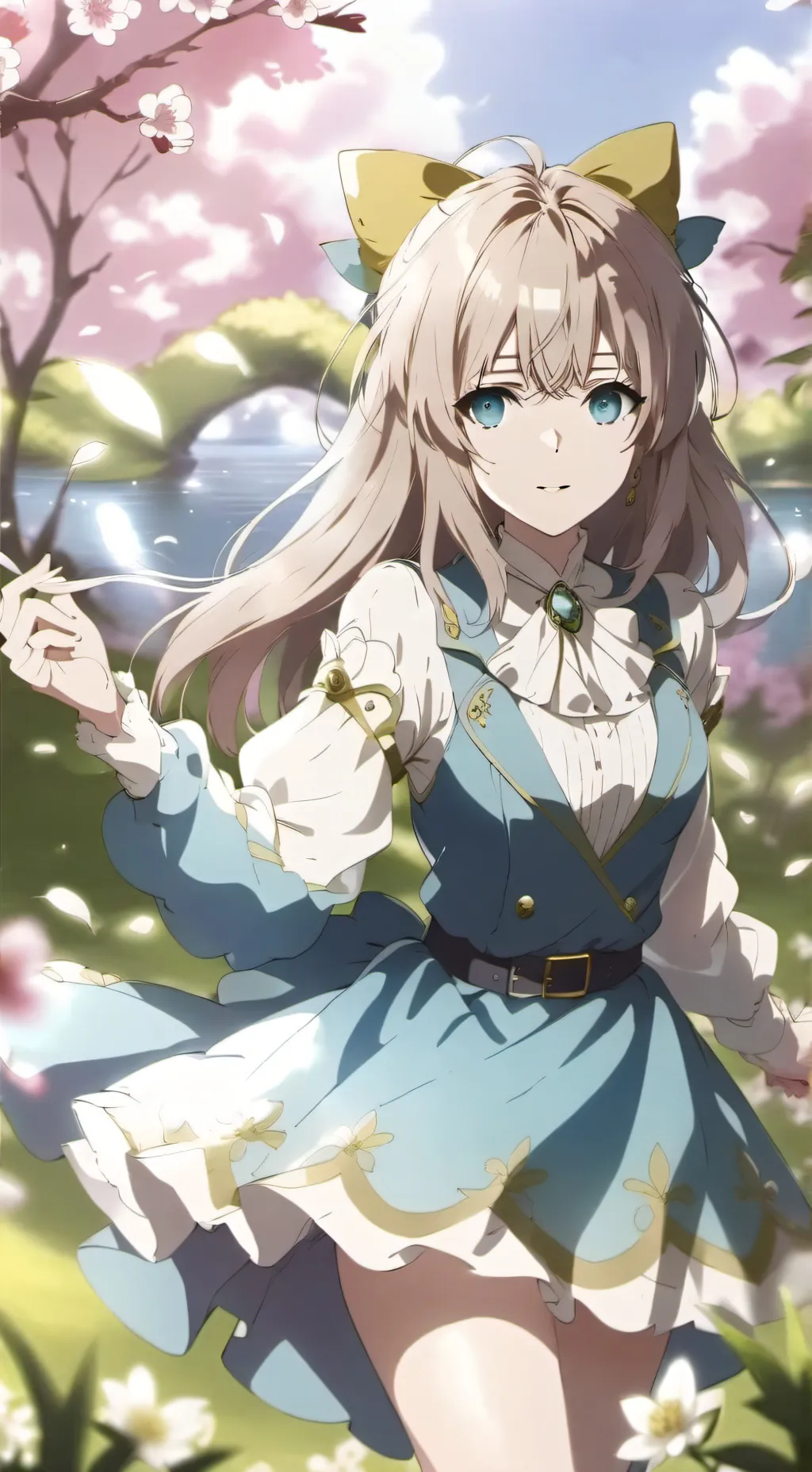 ai character: cupcake background