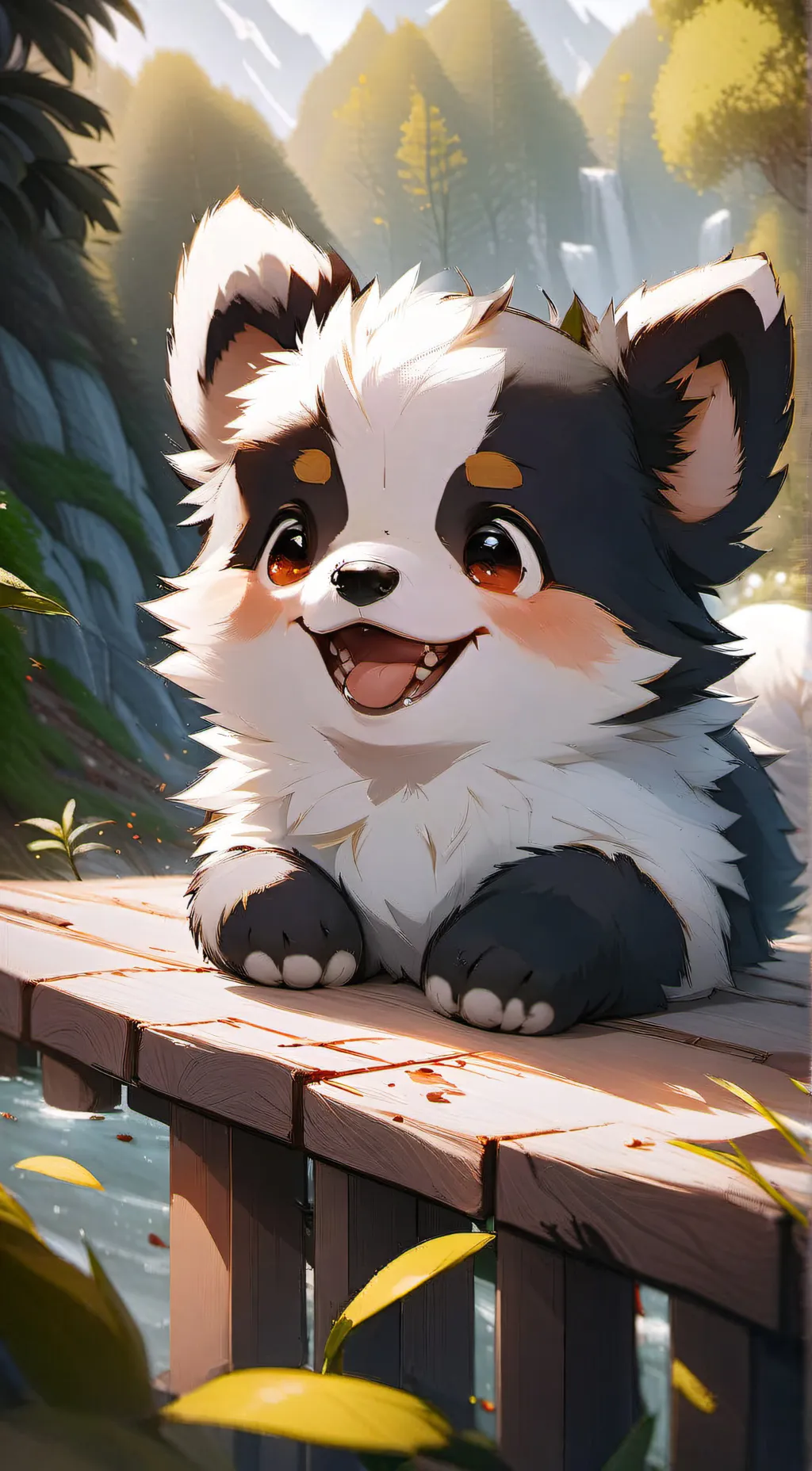 ai character: Furry background