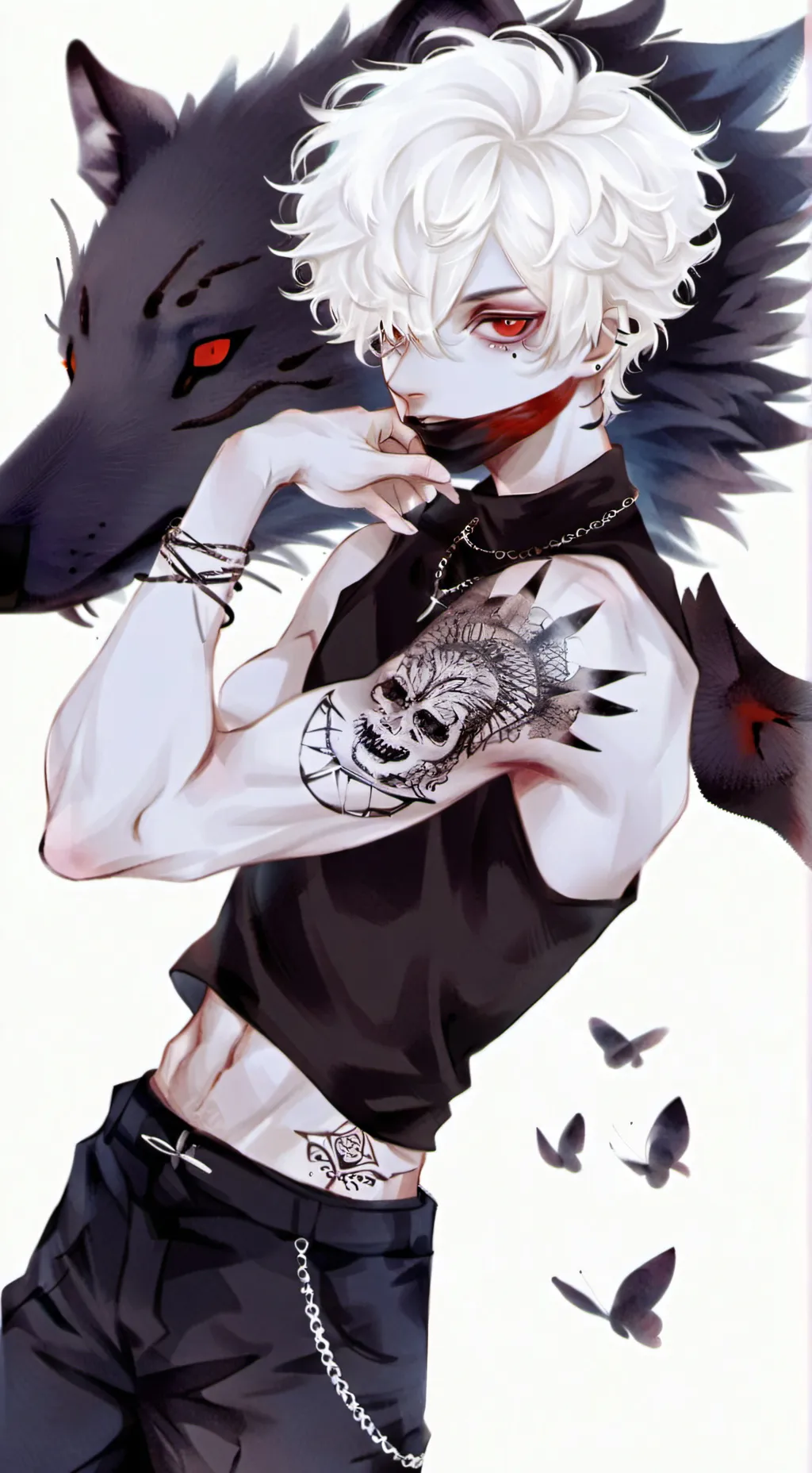 ai character: 👻Enzo👻 background