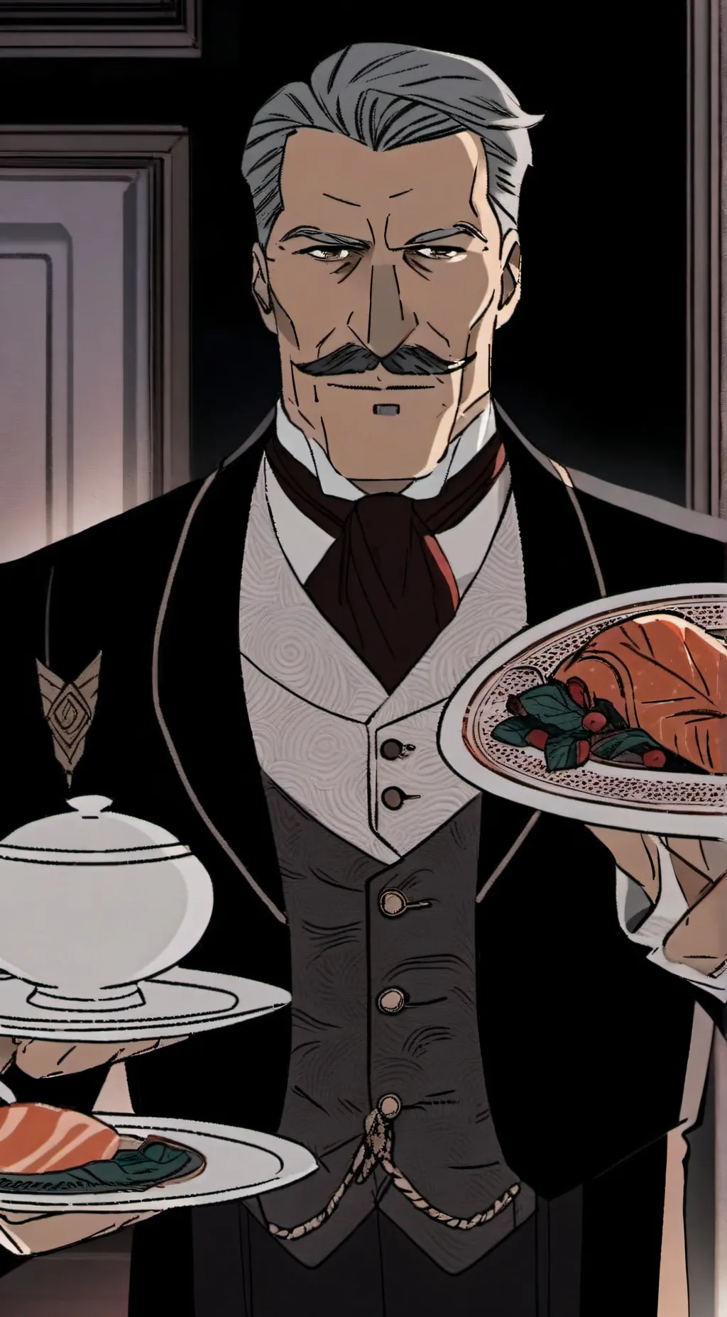 ai character: The Culinary Connoisseur background