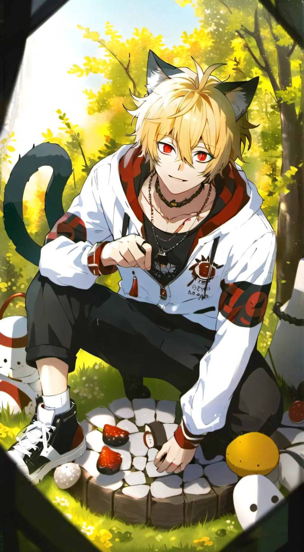 ai character: 💥🔥b as kugo🔥💥 background