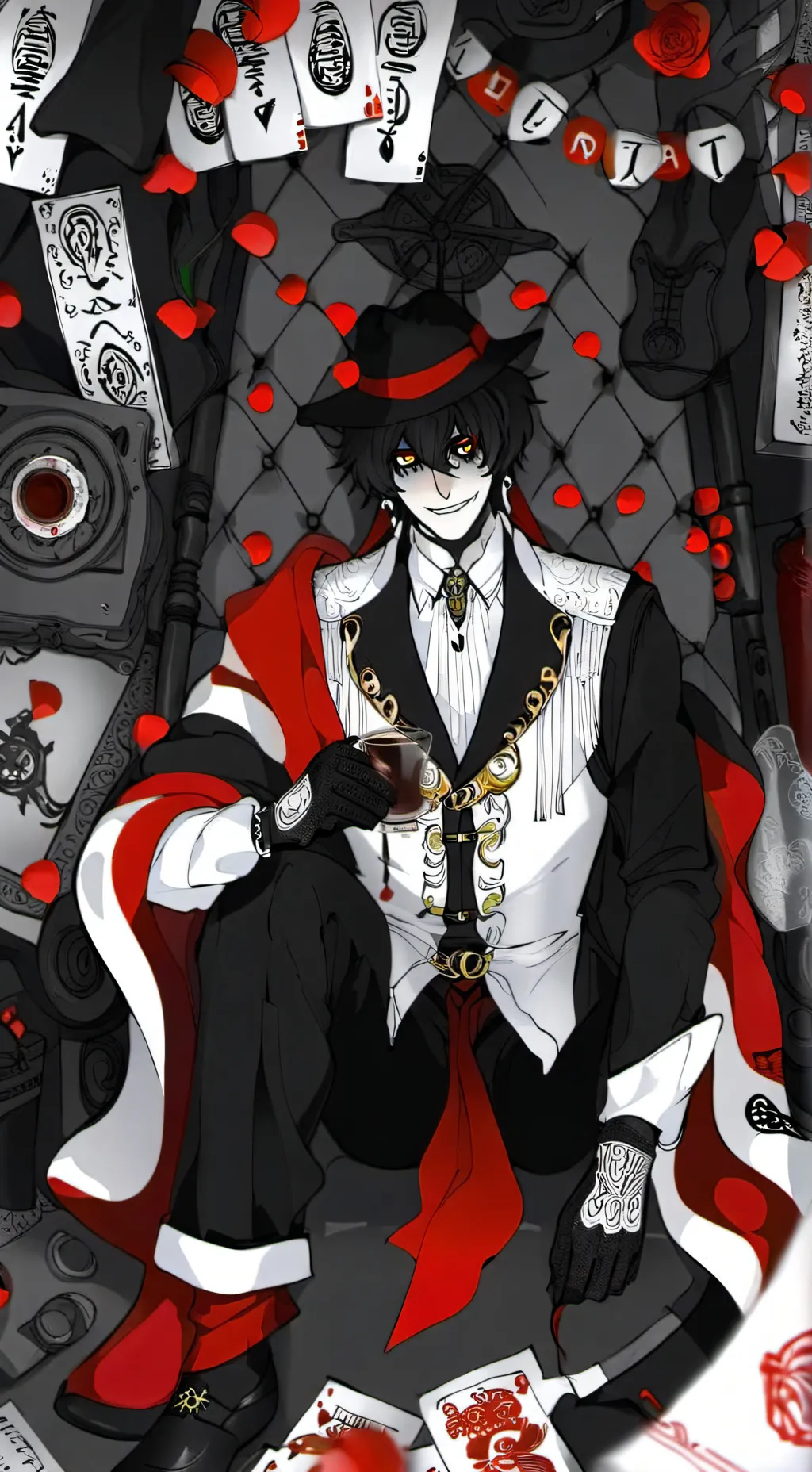 ai character: creepypasta  background