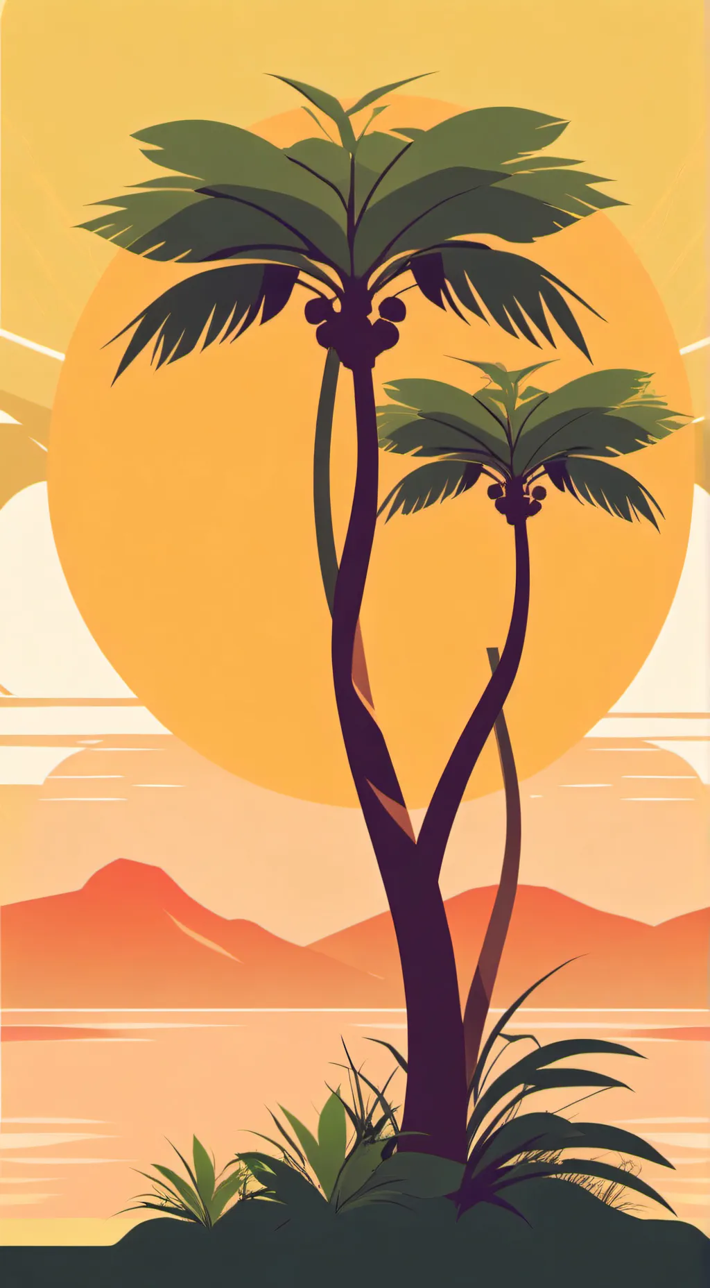 ai character: Two background