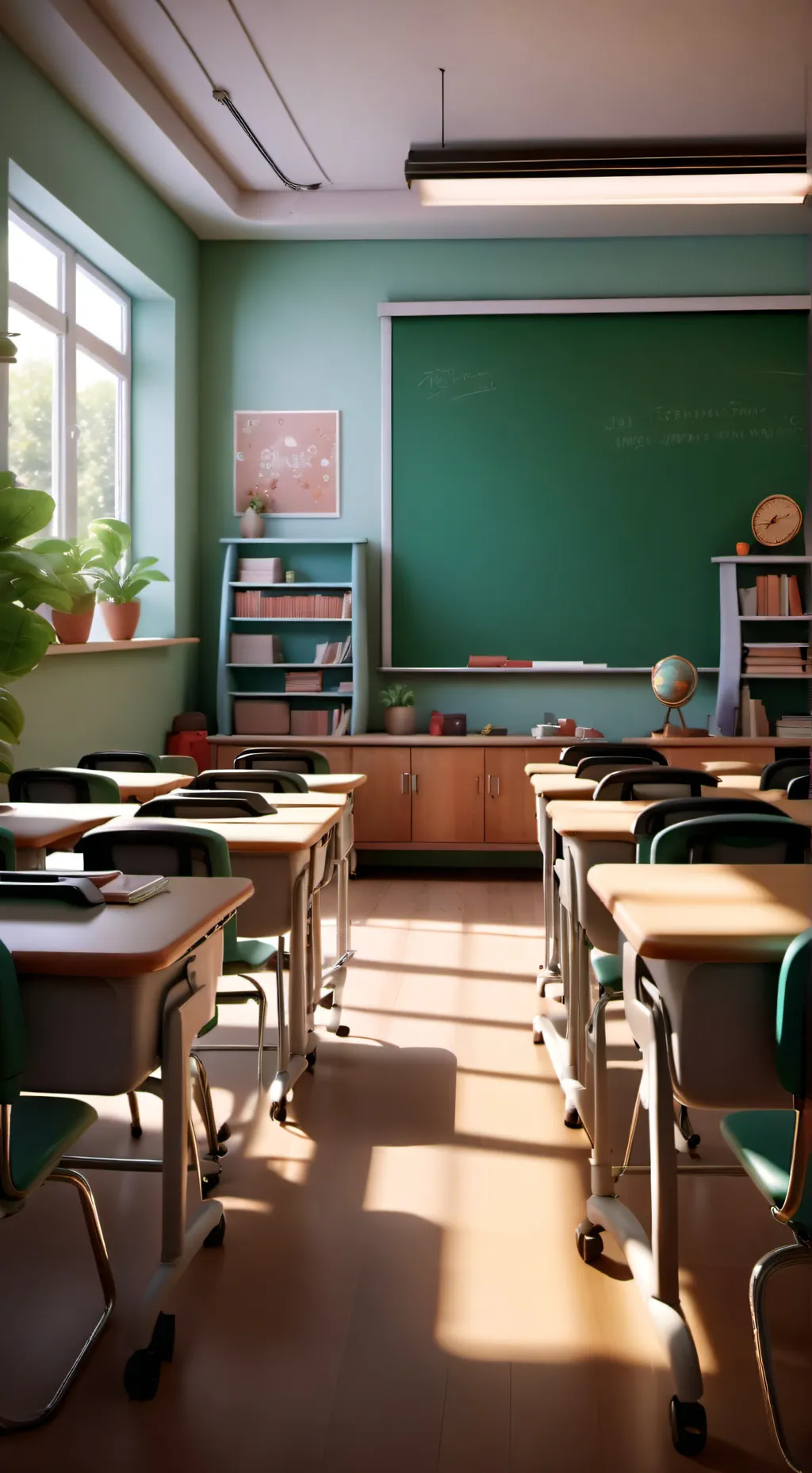 ai character: ppt school part 1 background