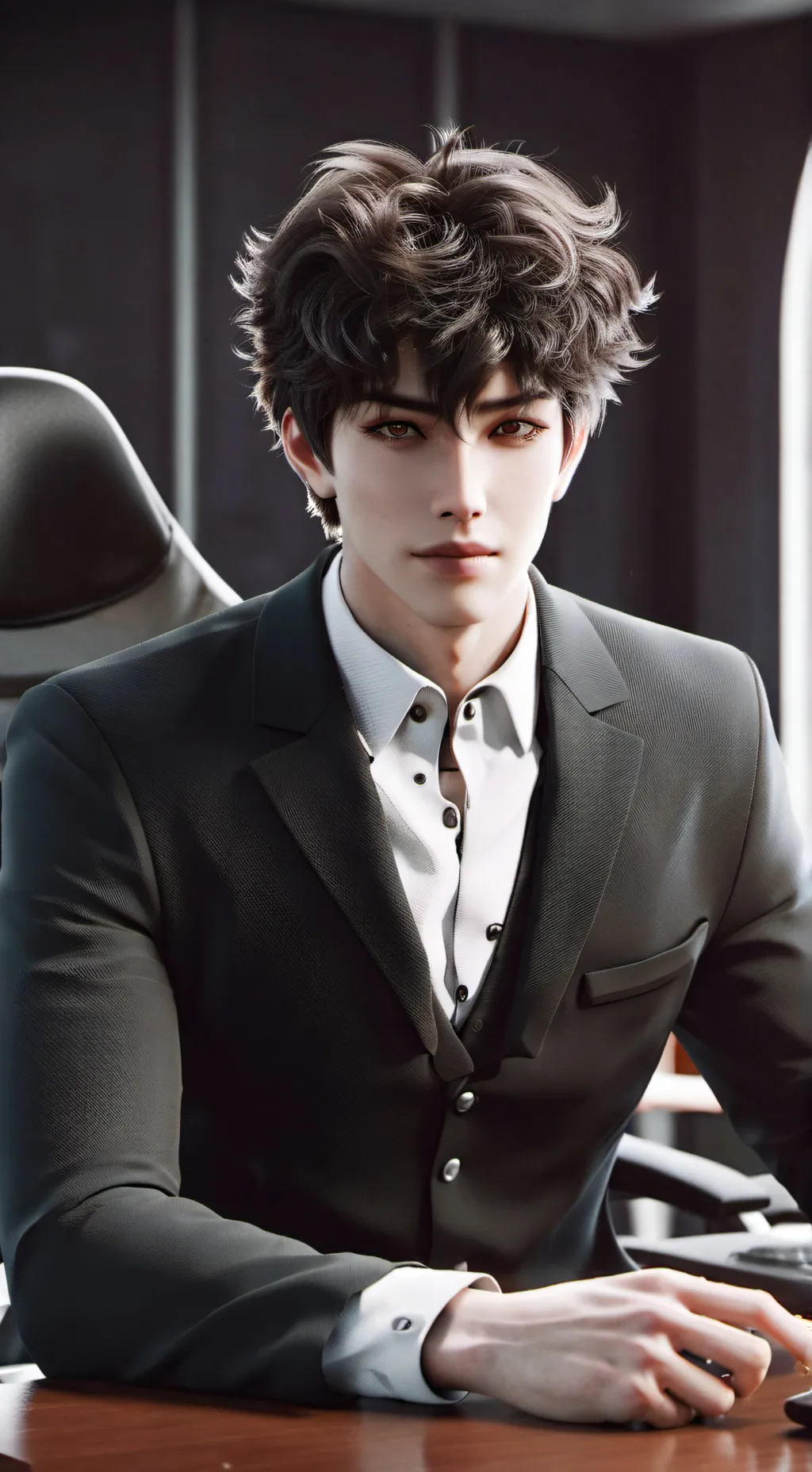 ai character: Nathan🦁🏀 background