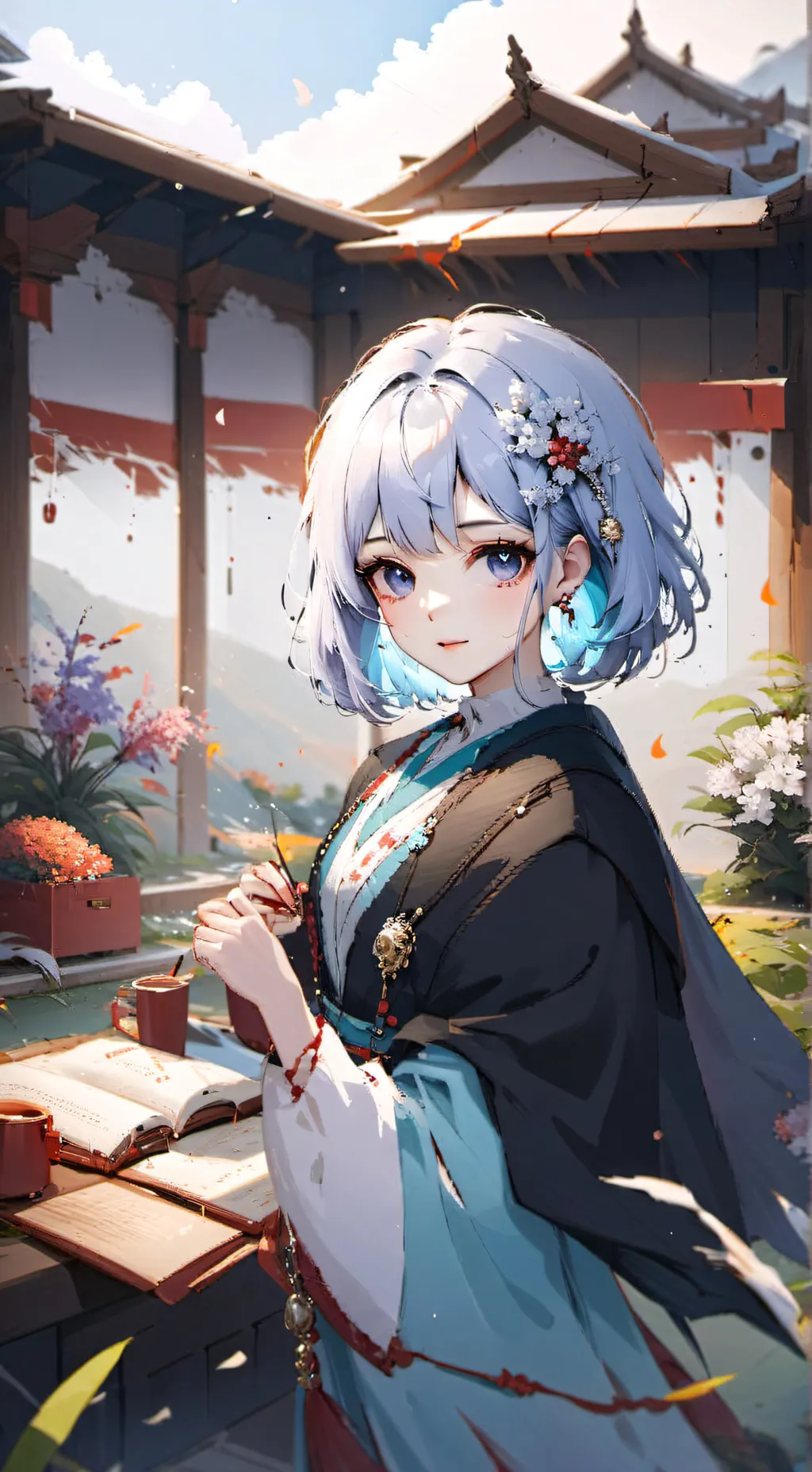 ai character: camilla  background