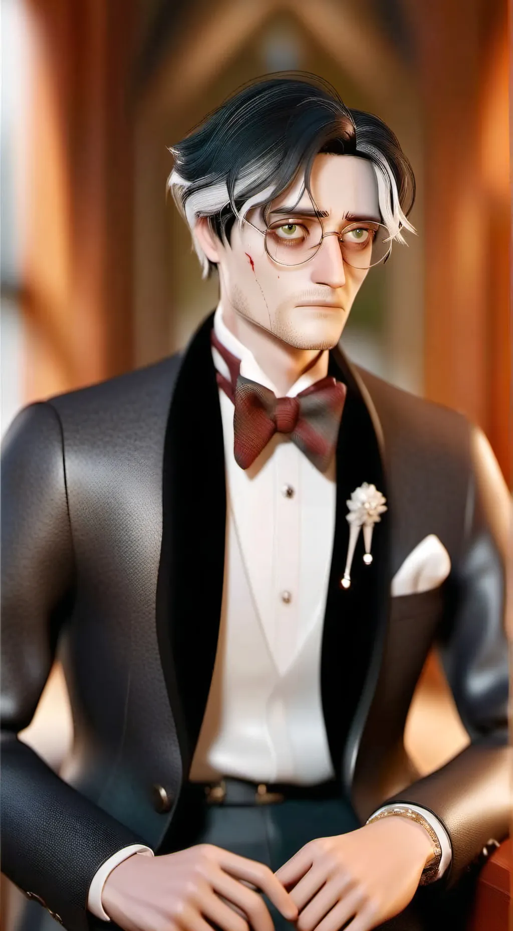 ai character: Victor Frankstine  background