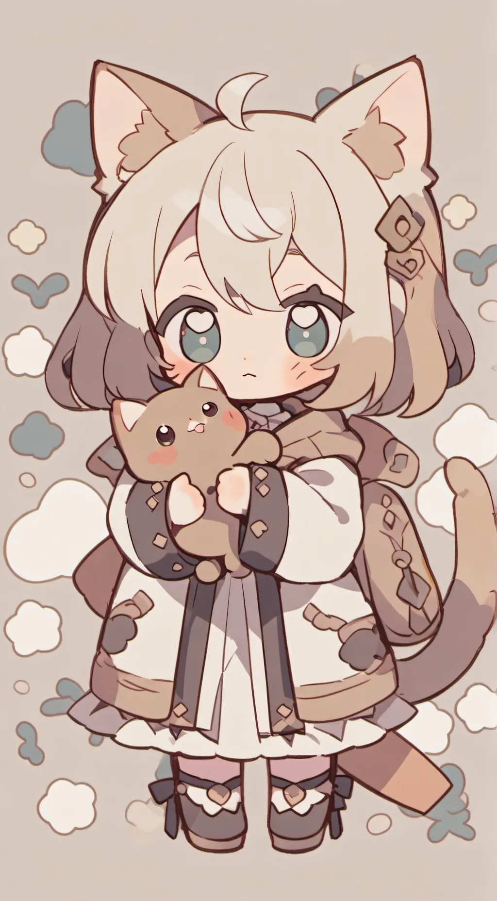 ai character: ✅❤️bebita neko ❤️✅ background