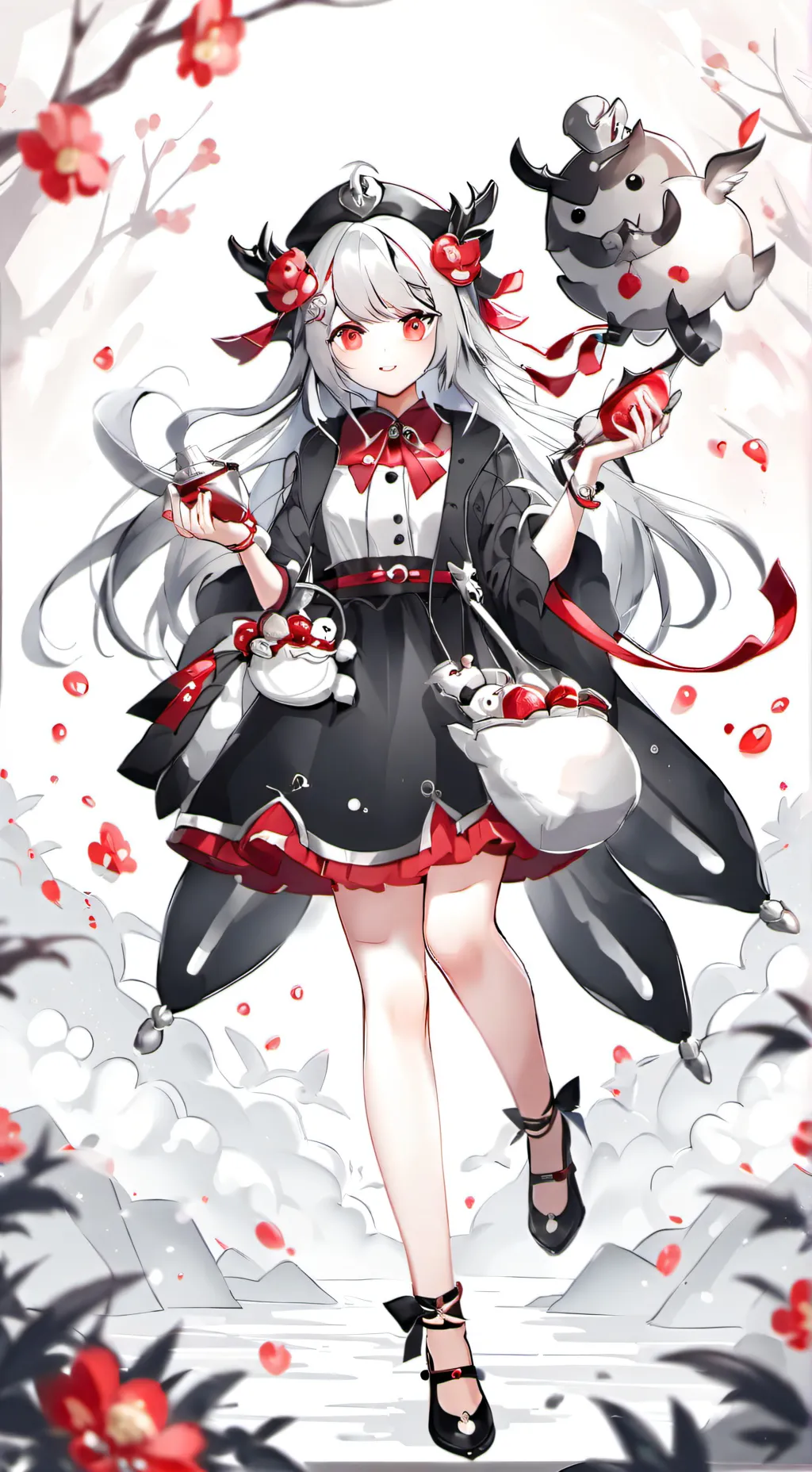 ai character: Mha carnival background