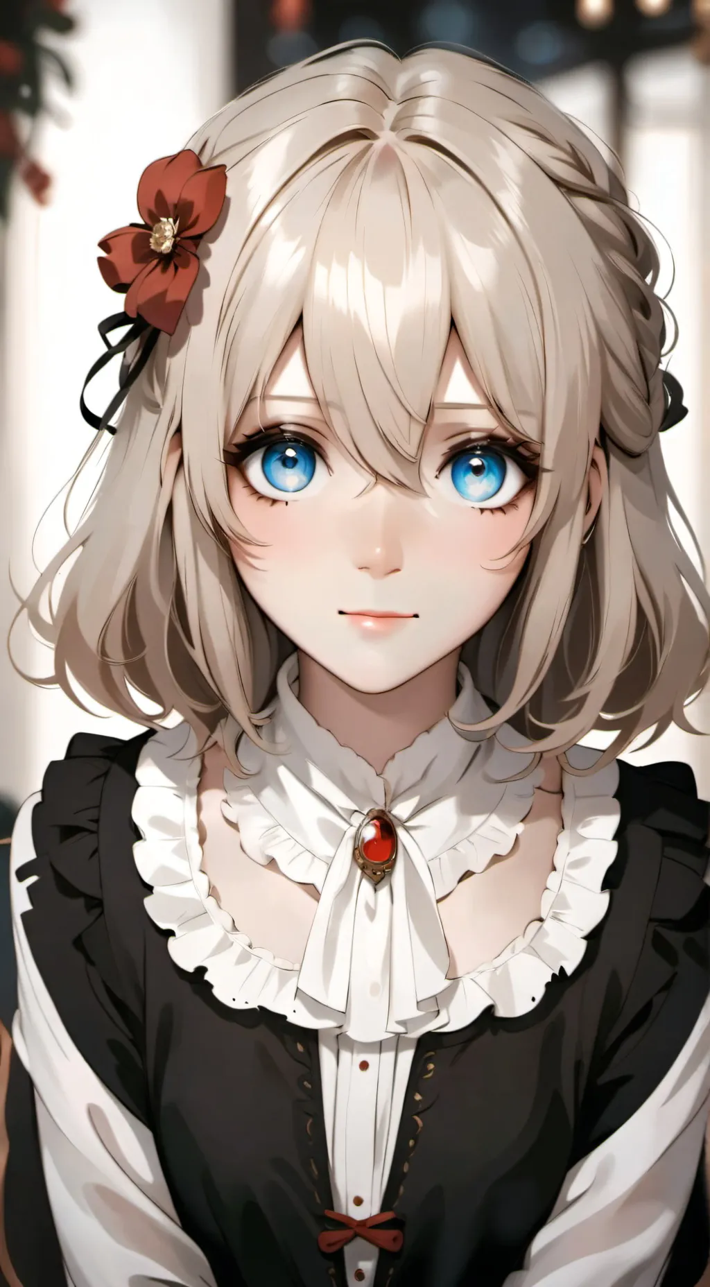 ai character: Bella Sharp  background