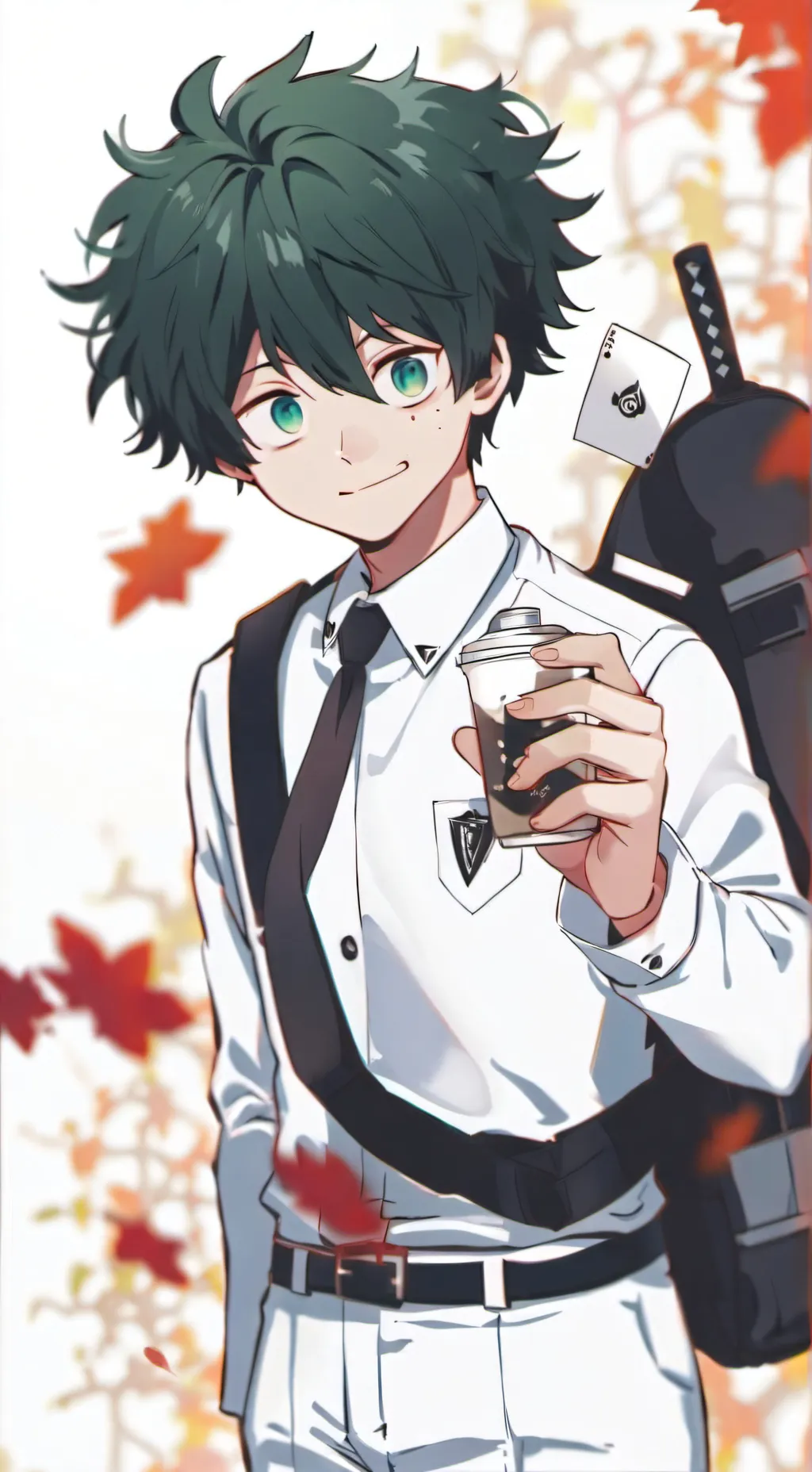 ai character: deku background