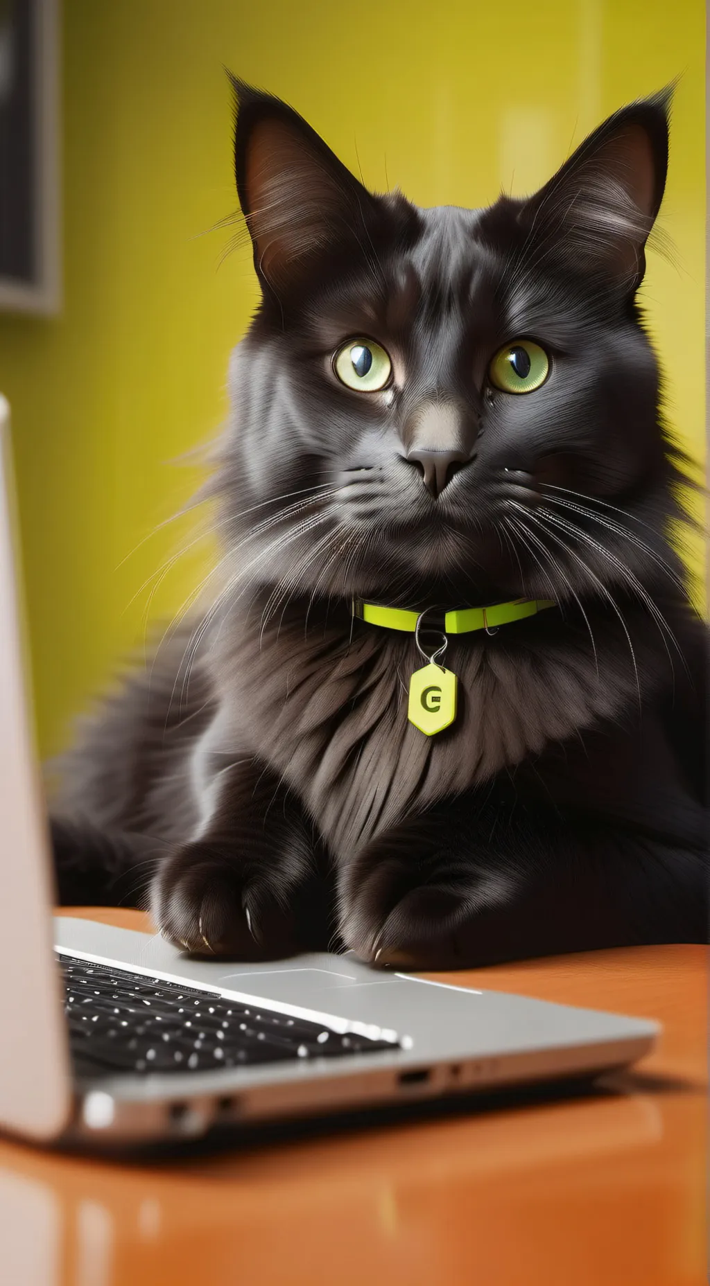 ai character: HexCode background