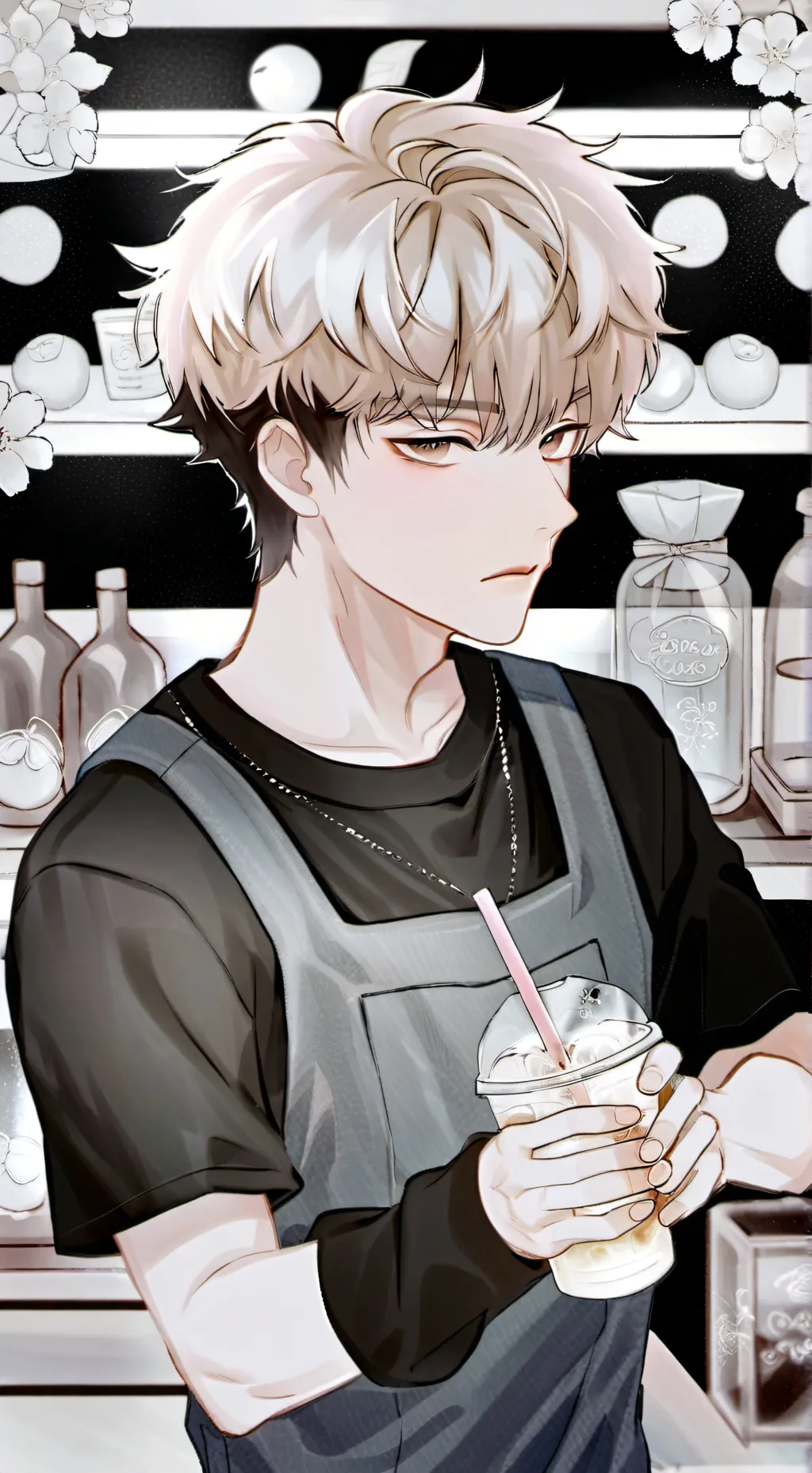 ai character: Katsuki Bakugo background