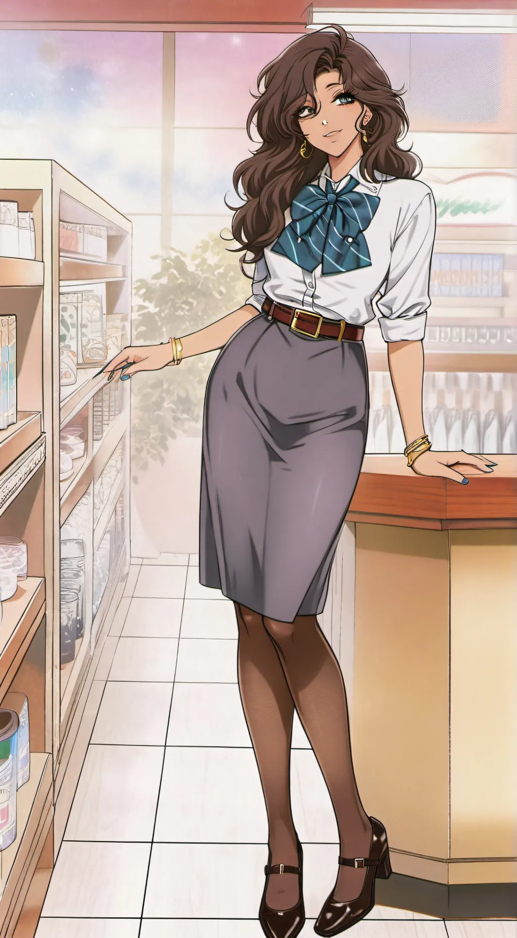 ai character: Ramona Gonzalez  background