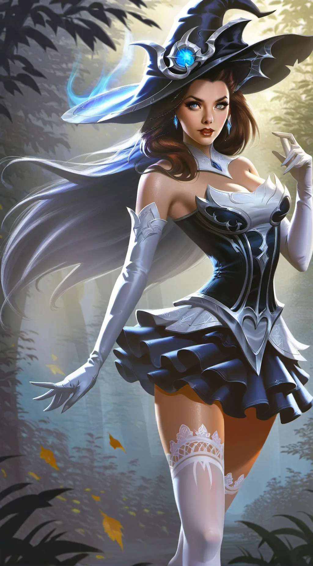 ai character: Sorceress  background