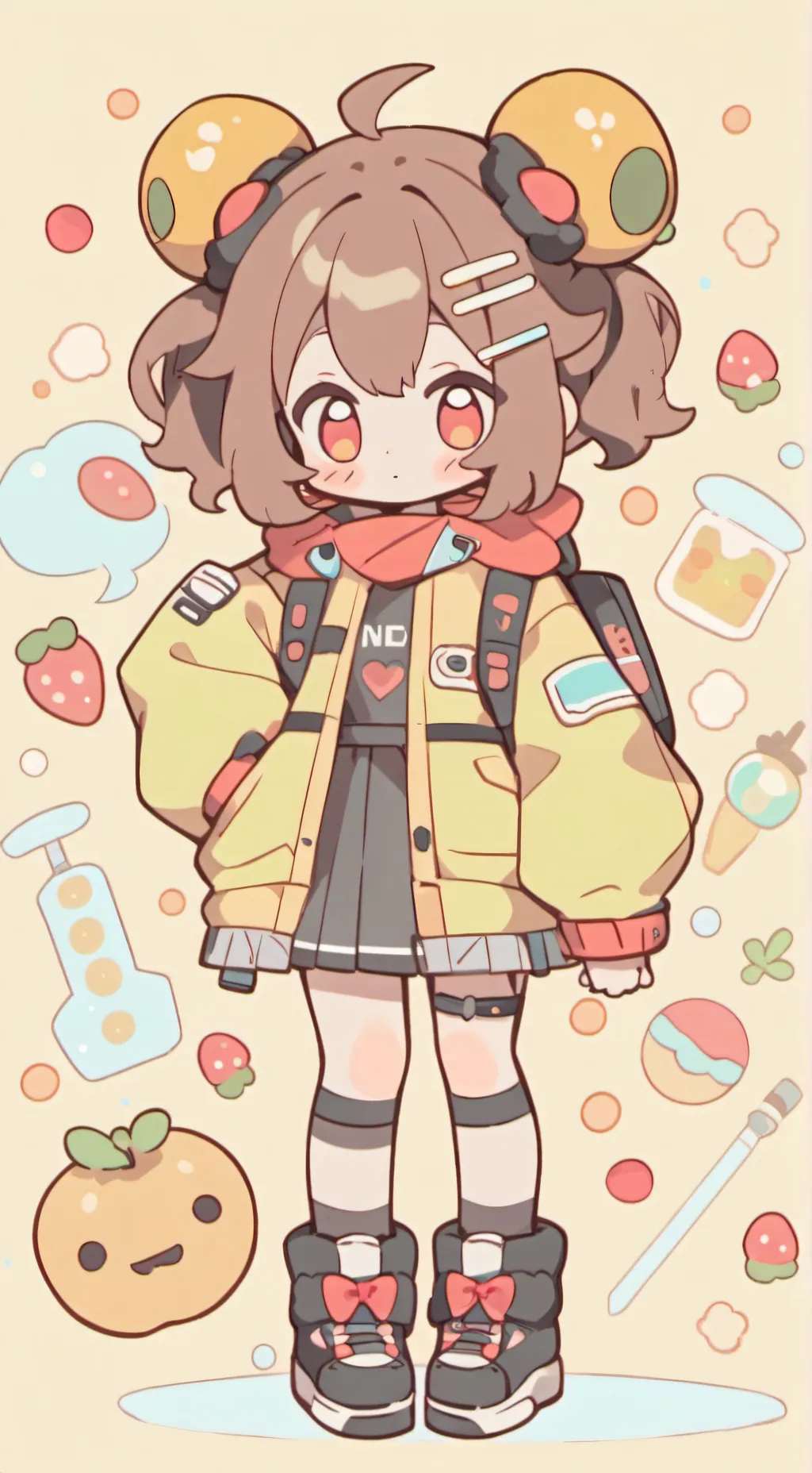 ai character: Mira and Zoey background