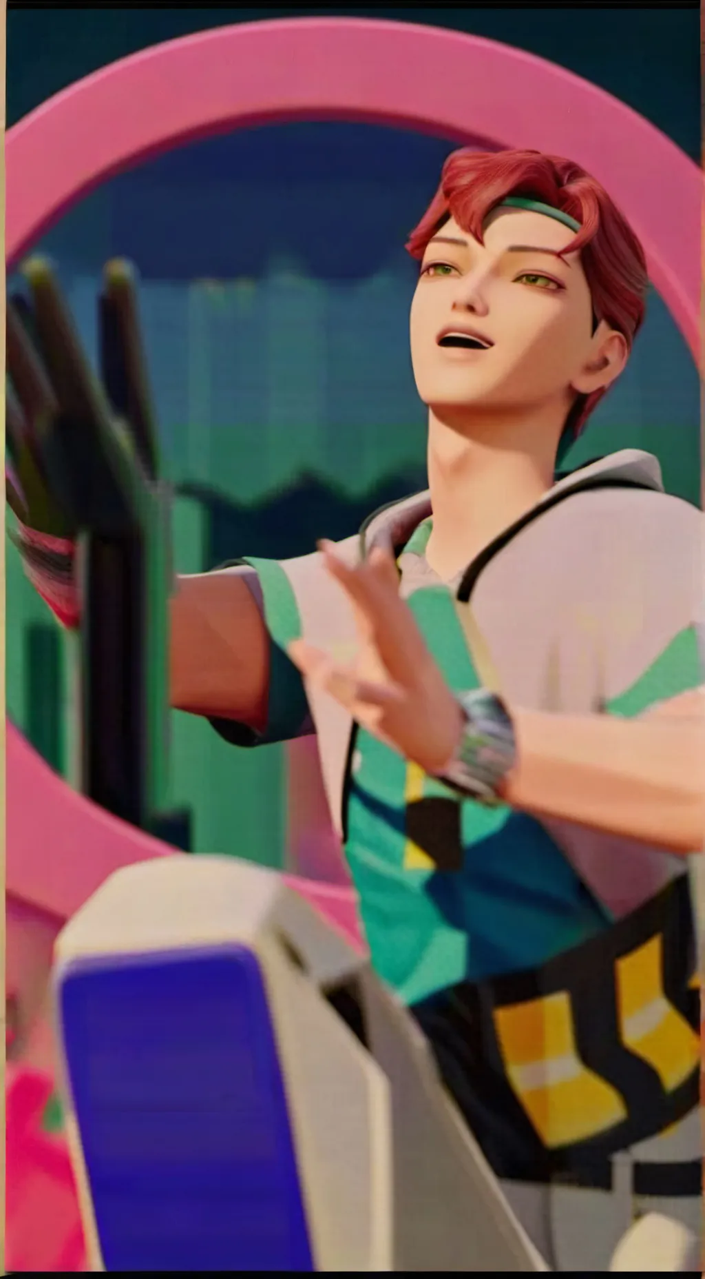 ai character: Abby  background